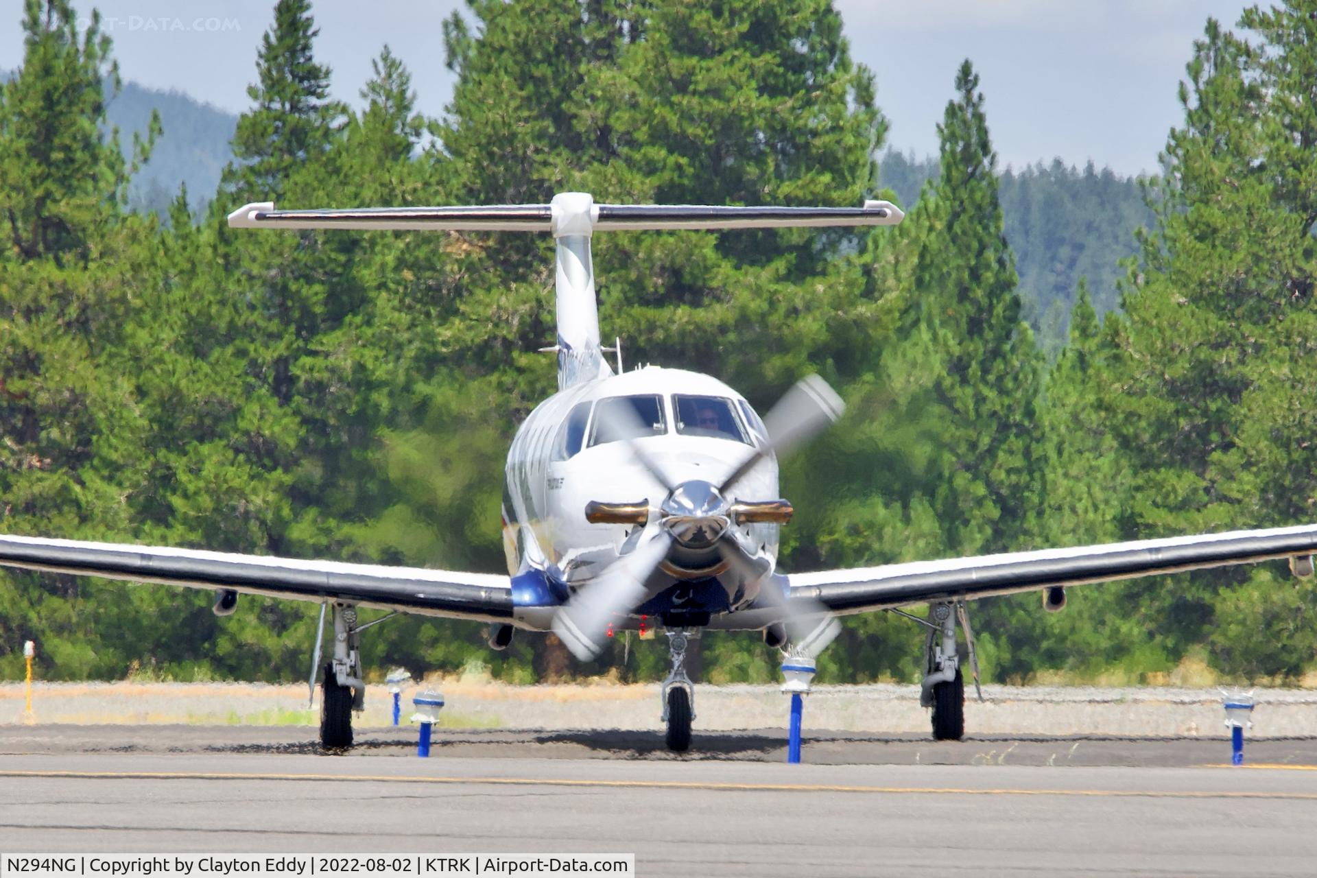 N294NG, 2011 Pilatus PC-12/47E C/N 1294, Truckee airport in California 2022.