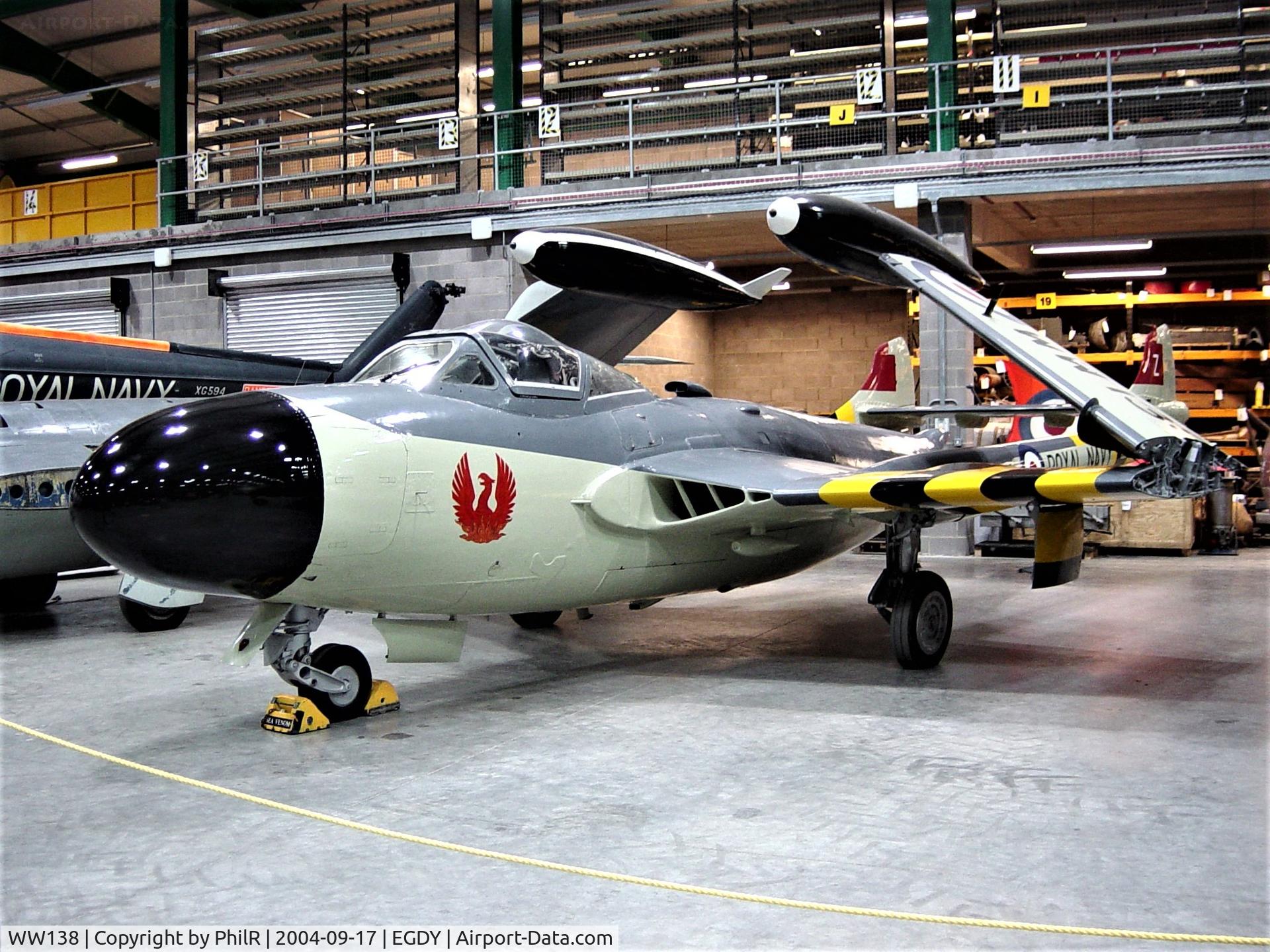 WW138, De Havilland DH-112 Sea Venom FAW.22 C/N 12712, Royal Navy DH 112 Sea Venom FAW21 WW138 Yeovilton