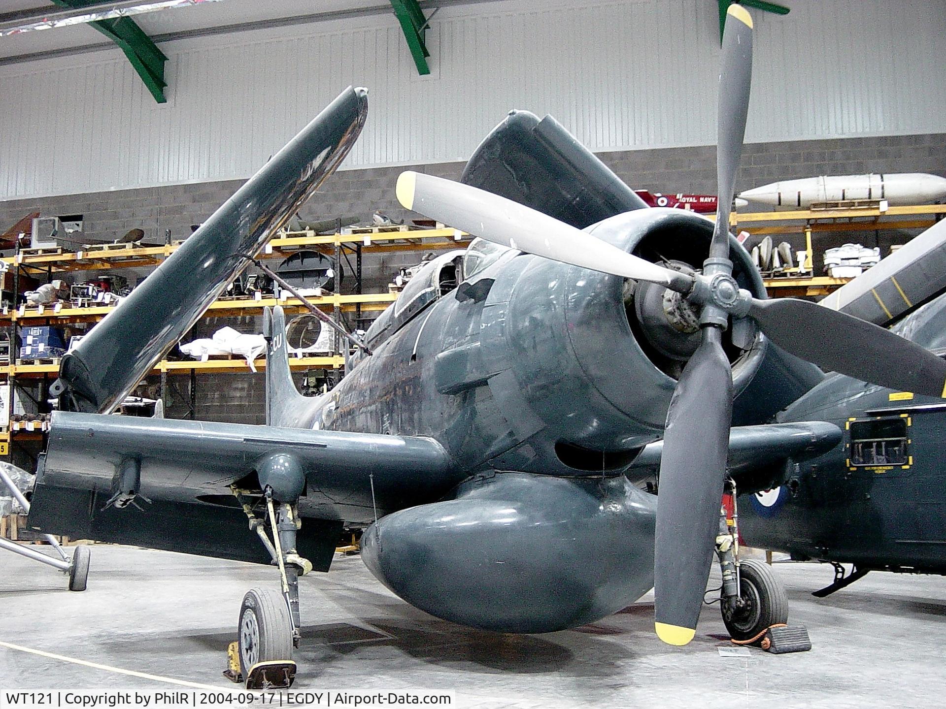 WT121, 1951 Douglas Skyraider AEW.1 C/N 7427, Royal Navy Douglas Skyraider AEW1 WT121 Yeovilton