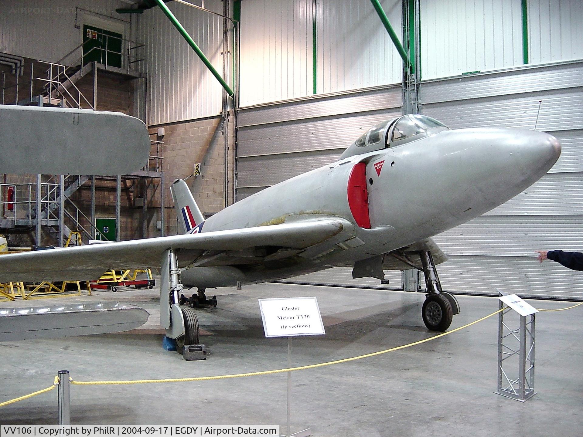 VV106, 1948 Supermarine 510 C/N Not found VV106, Royal Navy 1948 Supermarine 510 VV106 Yeovilton