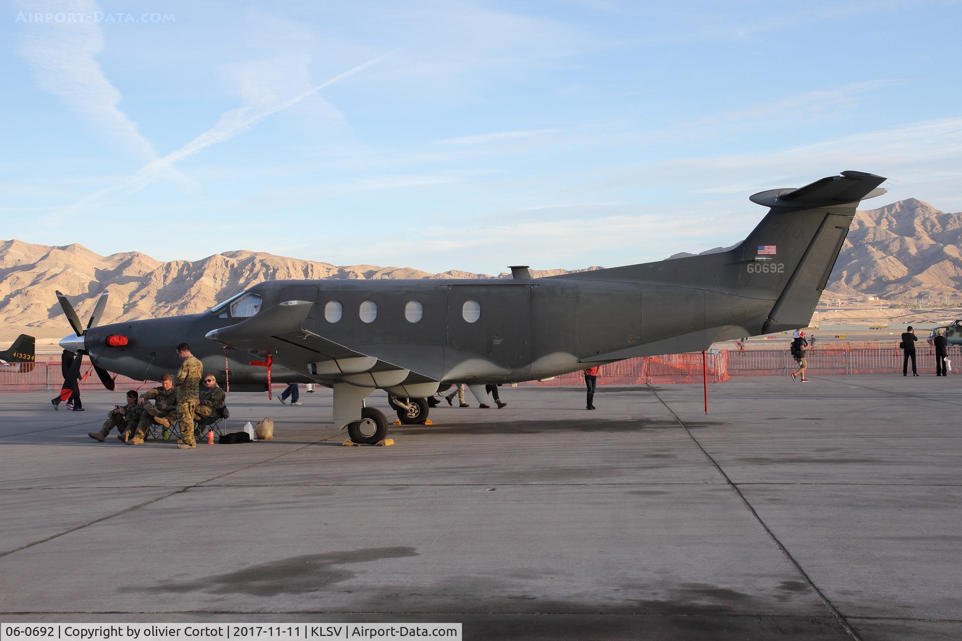 06-0692, 2006 Pilatus U-28A C/N 692, Nellis airshow 2017