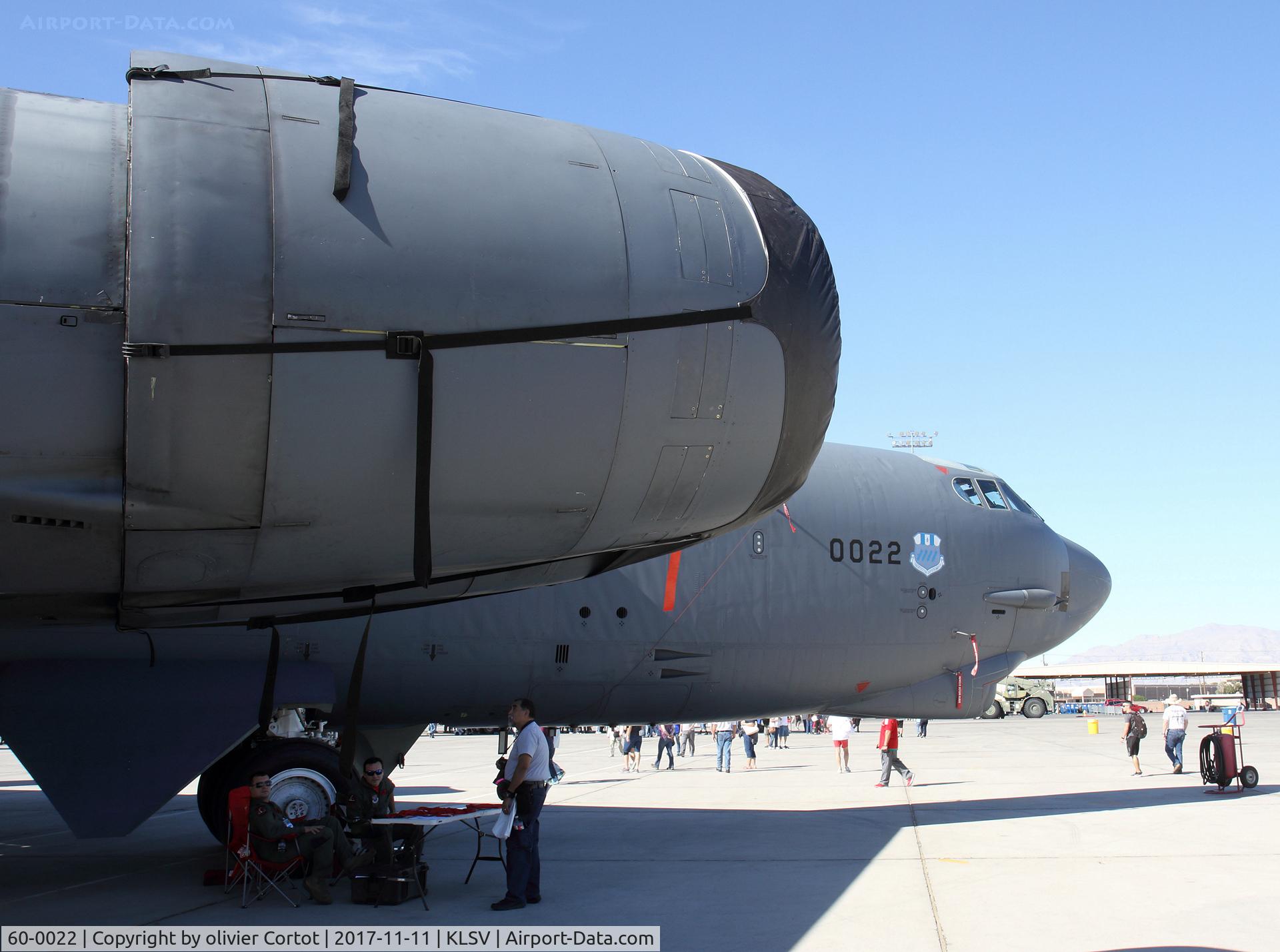 60-0022, 1960 Boeing B-52H Stratofortress C/N 464387, Nellis airshow 2017