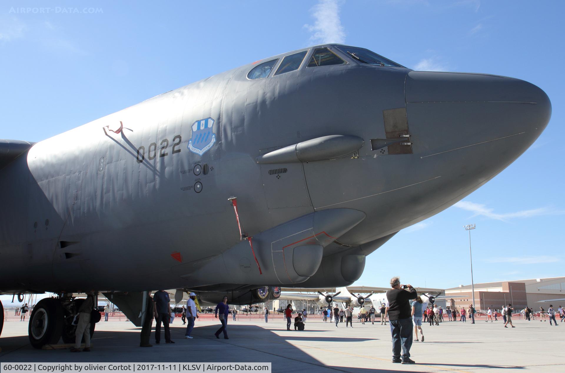 60-0022, 1960 Boeing B-52H Stratofortress C/N 464387, Nellis airshow 2017