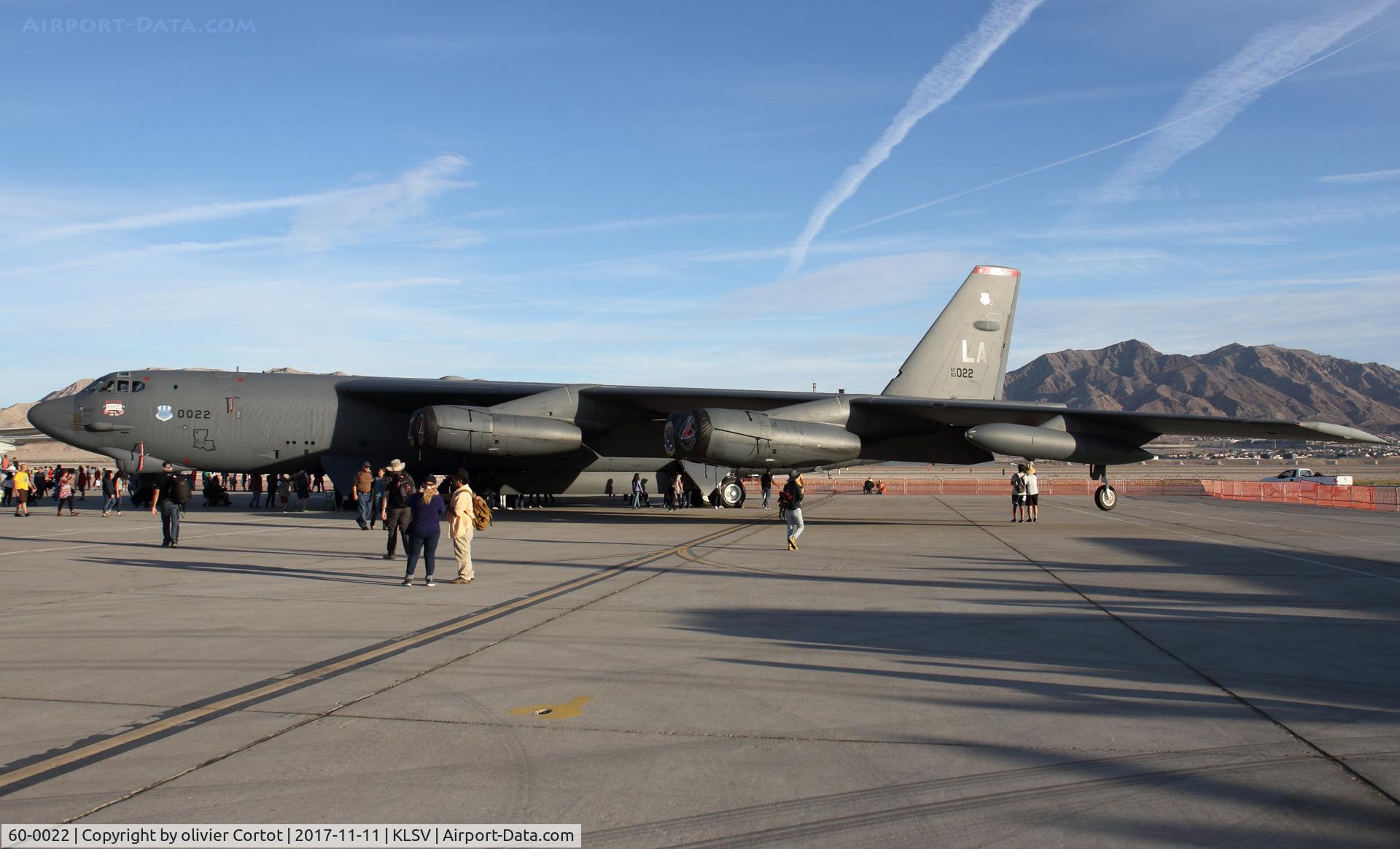 60-0022, 1960 Boeing B-52H Stratofortress C/N 464387, Nellis airshow 2017