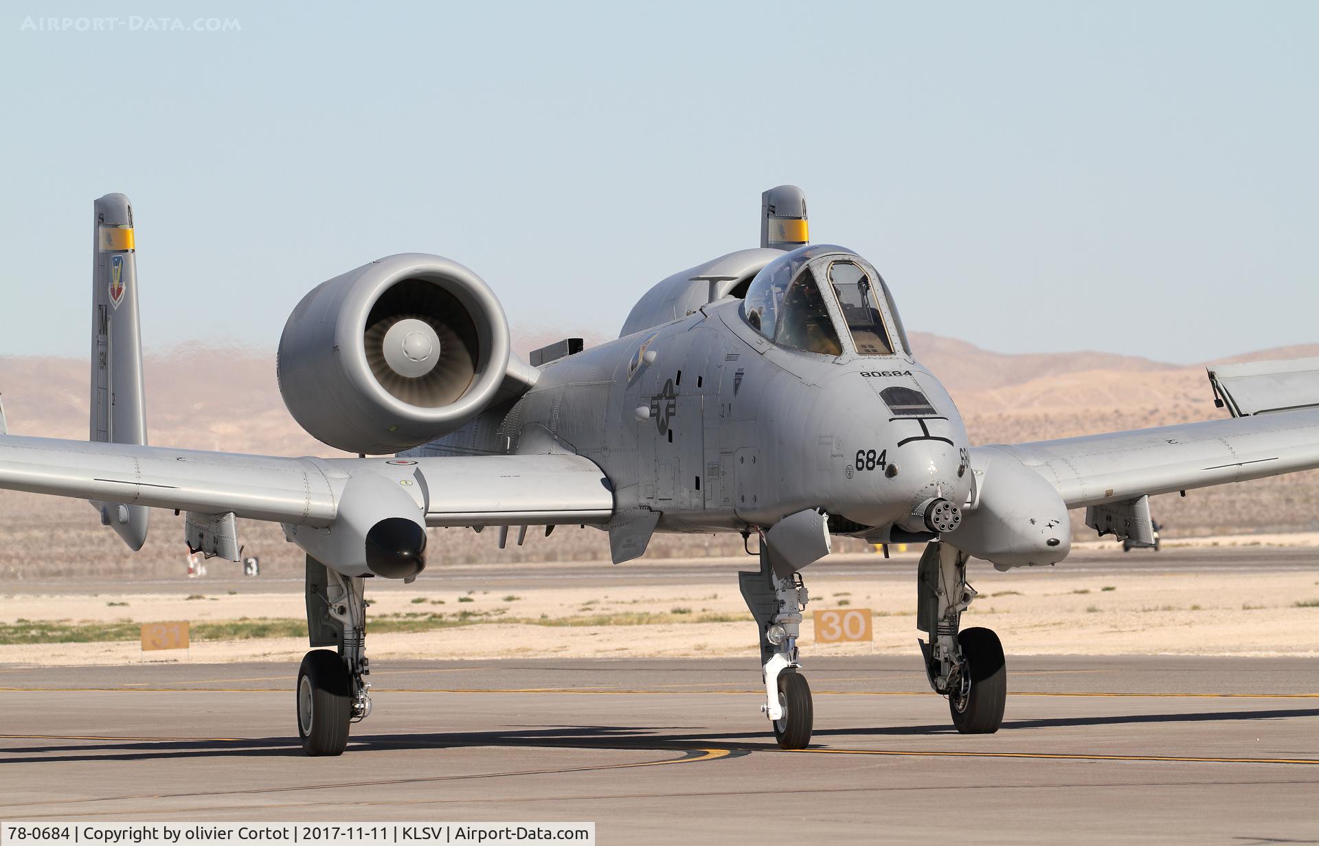 78-0684, 1978 Fairchild Republic A-10C Thunderbolt II C/N A10-0304, Nellis airshow 2017
