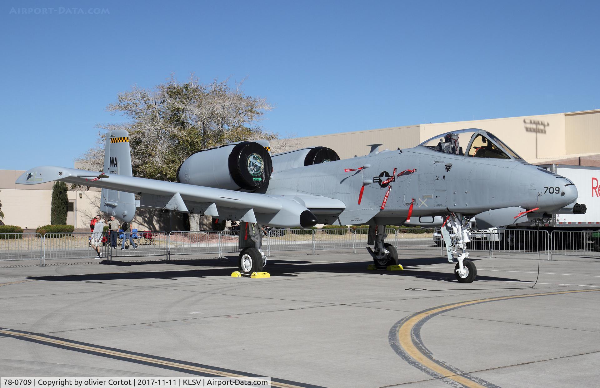 78-0709, 1978 Fairchild Republic A-10C Thunderbolt II C/N A10-0329, Nellis airshow 2017