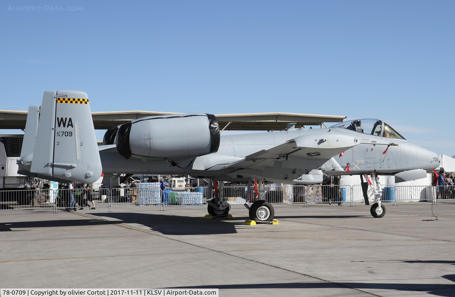 78-0709, 1978 Fairchild Republic A-10C Thunderbolt II C/N A10-0329, Nellis airshow 2017