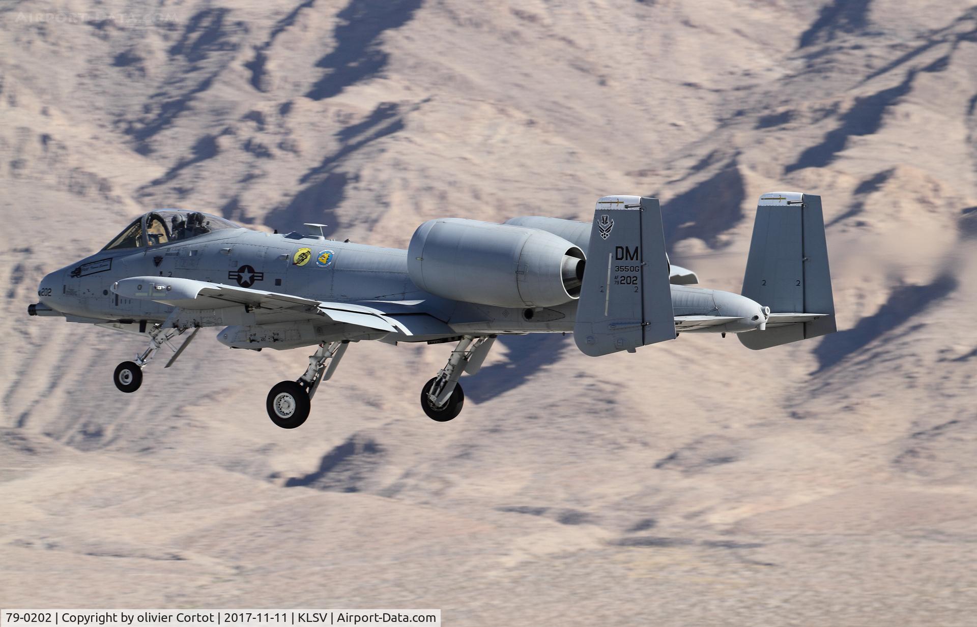 79-0202, 1979 Fairchild Republic A-10C Thunderbolt II C/N A10-0466, Nellis airshow 2017