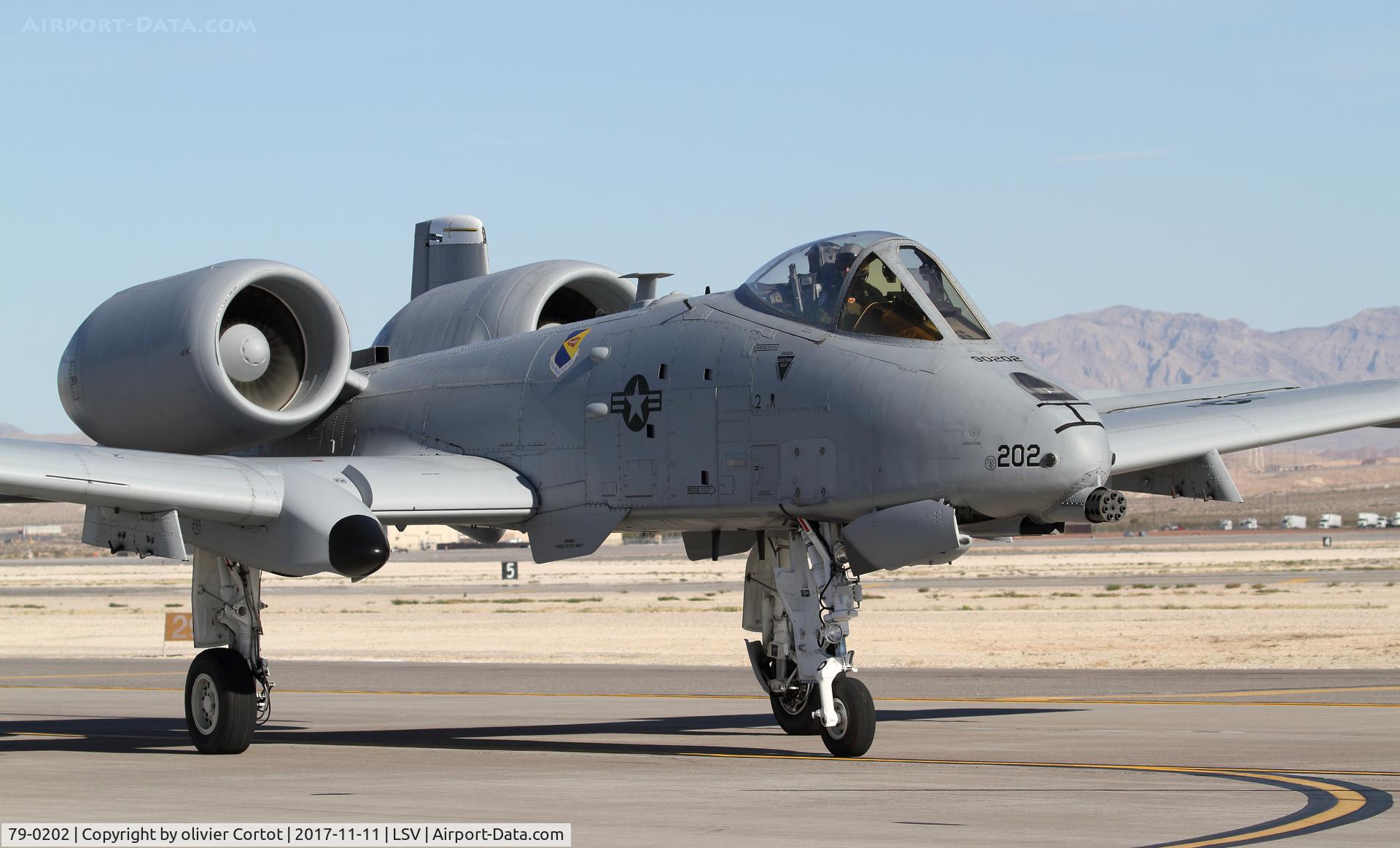 79-0202, 1979 Fairchild Republic A-10C Thunderbolt II C/N A10-0466, Nellis airshow 2017