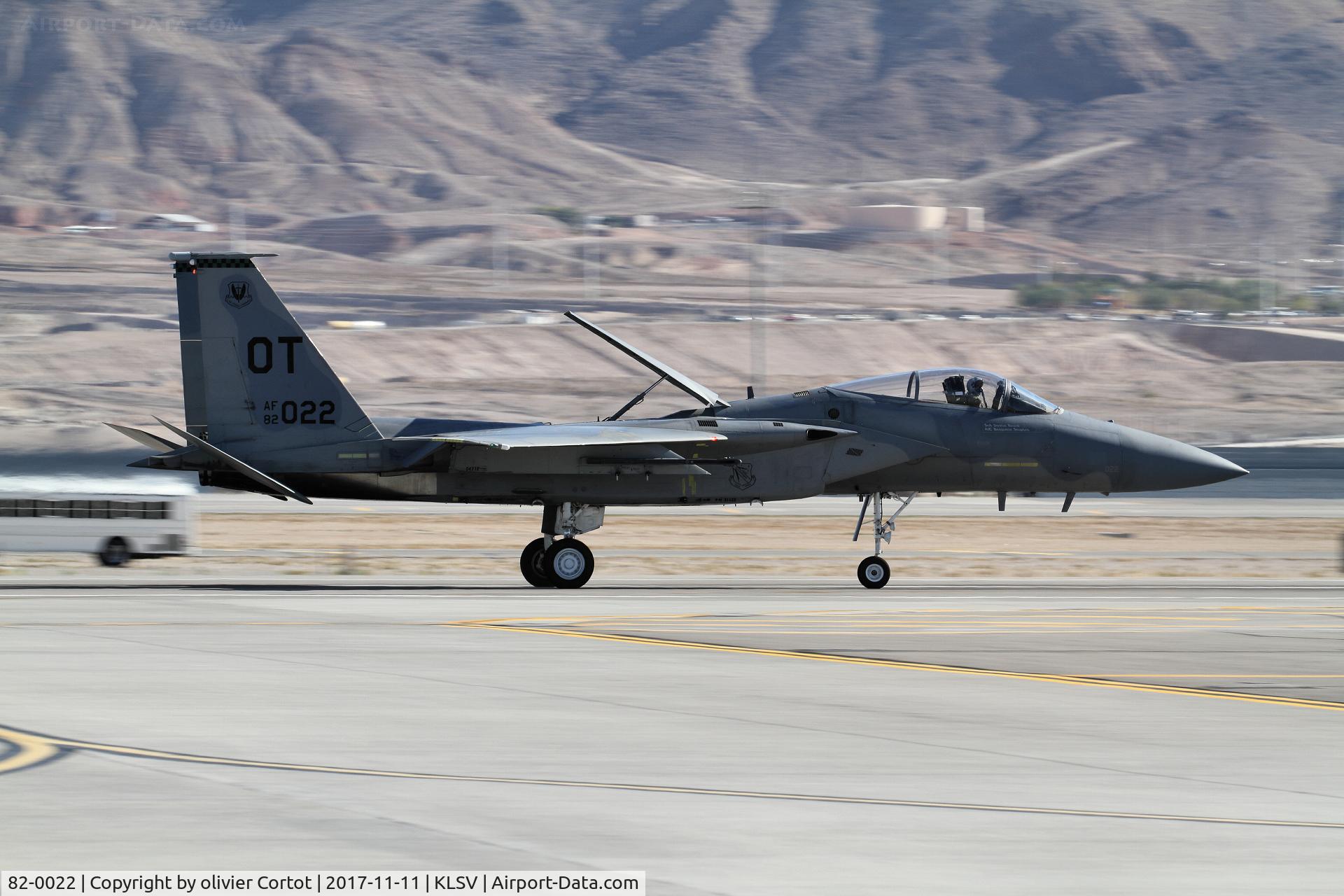 82-0022, 1982 McDonnell Douglas F-15C Eagle C/N 0836/C253, Nellis airshow 2017