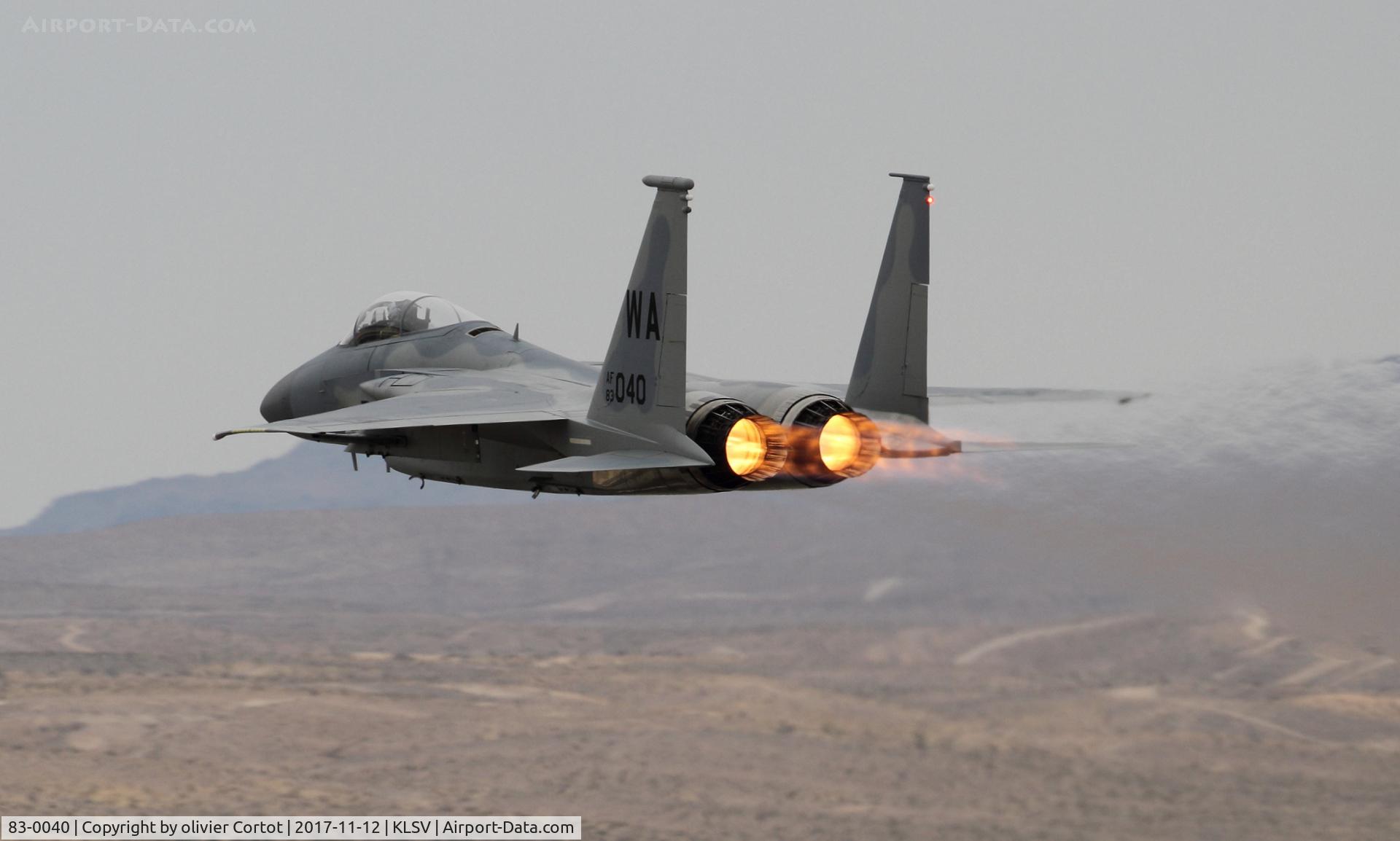83-0040, 1983 McDonnell Douglas F-15C Eagle C/N 0902/C300, Nellis airshow 2017