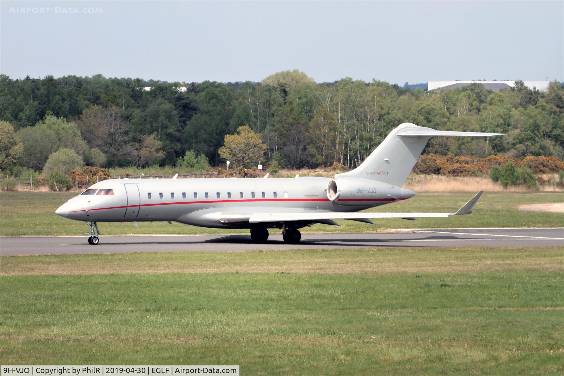 9H-VJO, 2015 Bombardier BD 700-1A10 Global 6000 C/N 9669, 9H-VJO 2016 Bombardier Global Express 6000 Farnborough