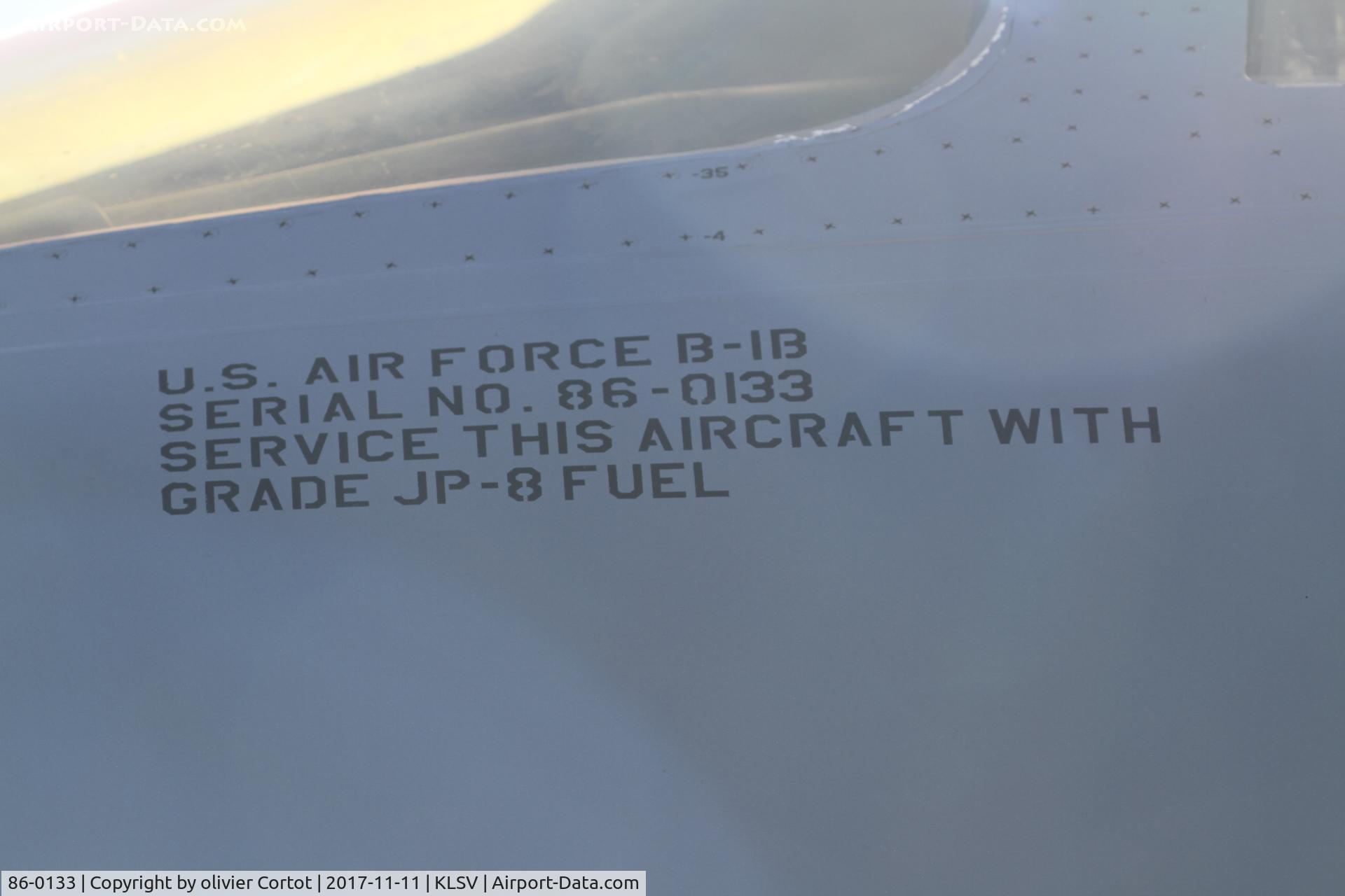 86-0133, 1986 Rockwell B-1B Lancer C/N 93, Nellis airshow 2017