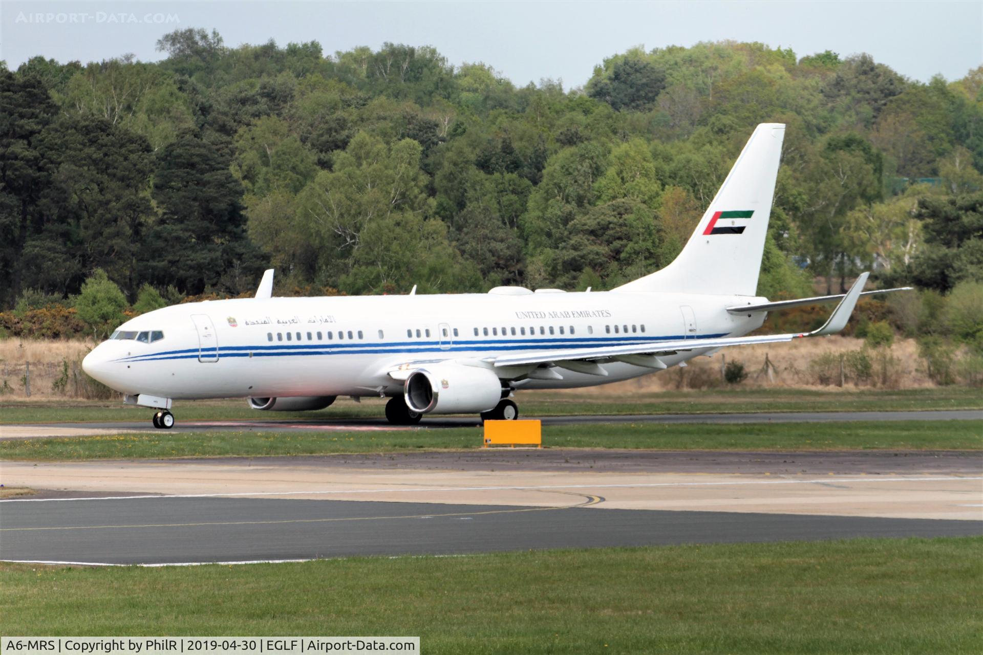 A6-MRS, 2006 Boeing 737-8E0 BBJ2 C/N 35238, A6-MRS 2006 Boeing 737-8E0 BBJ2 Farnborough