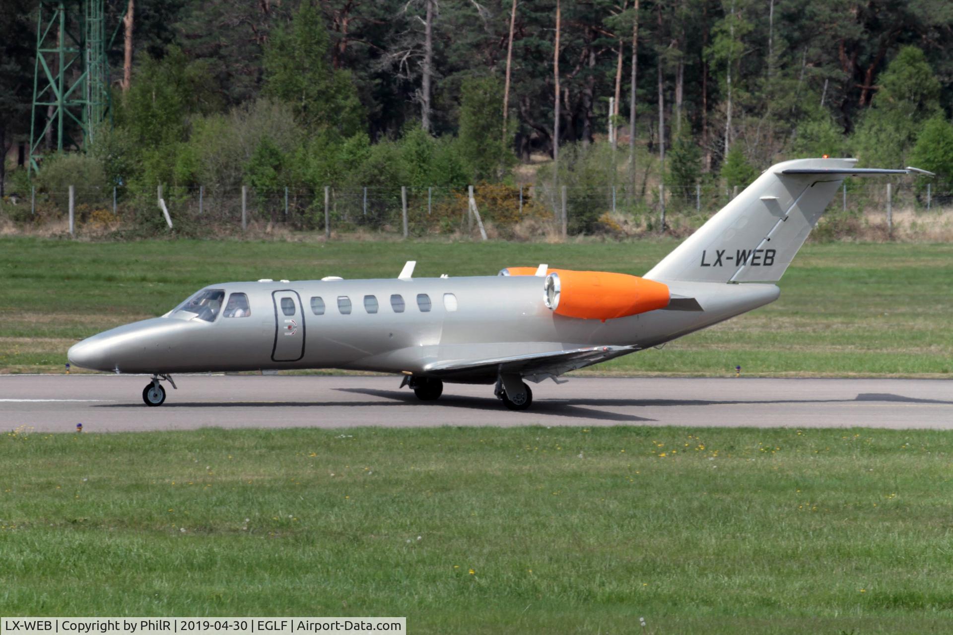 LX-WEB, 2007 Cessna 525B CitationJet CJ3 C/N 525B-0173, LX-WEB 2007 Cessna 525B CitationJet CJ3 Farnborough