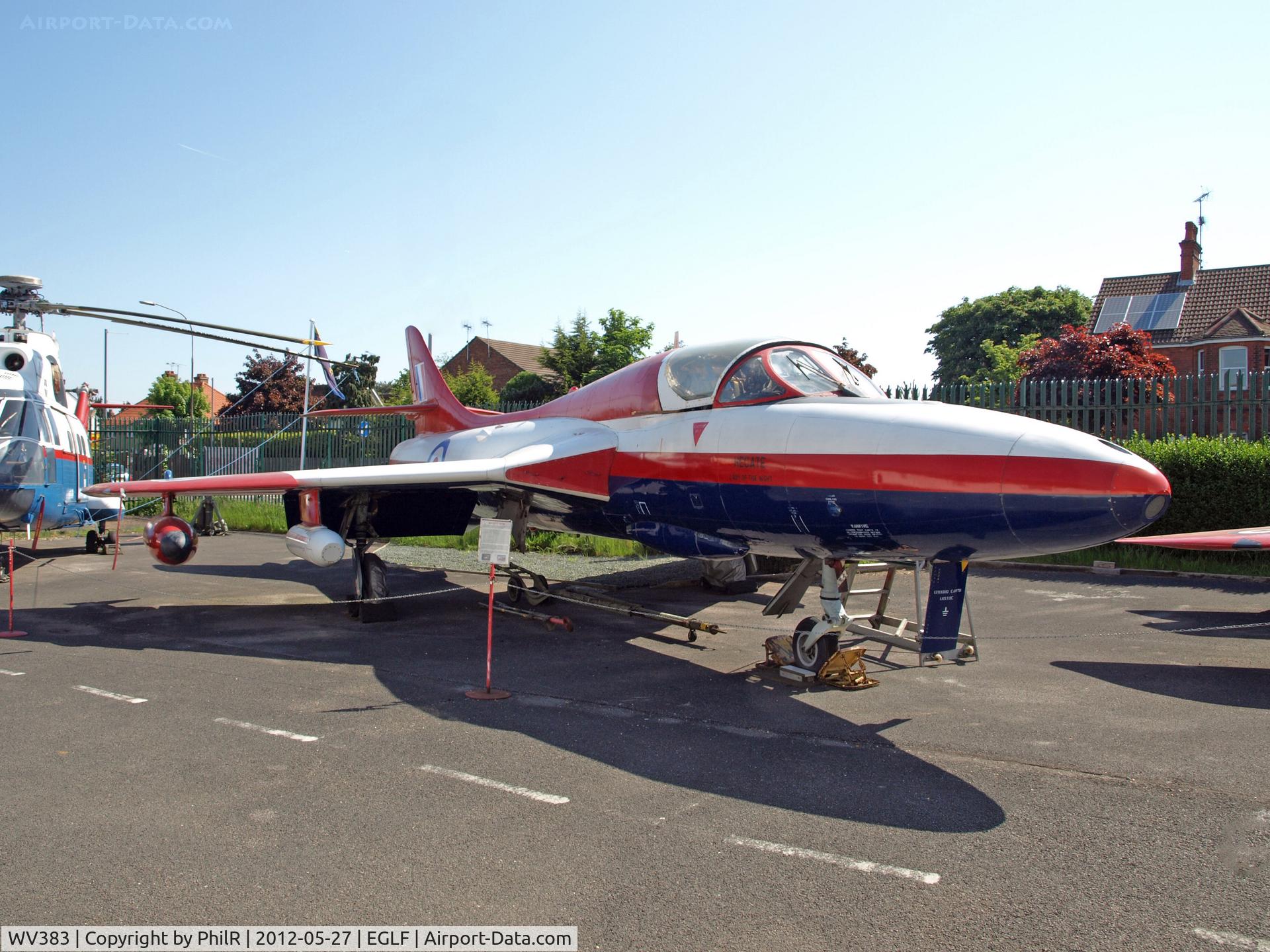 WV383, 1965 Hawker Hunter T.7 C/N 41H-670829, RAE Hawker Hunter T7 WV383 FAST Farnborough