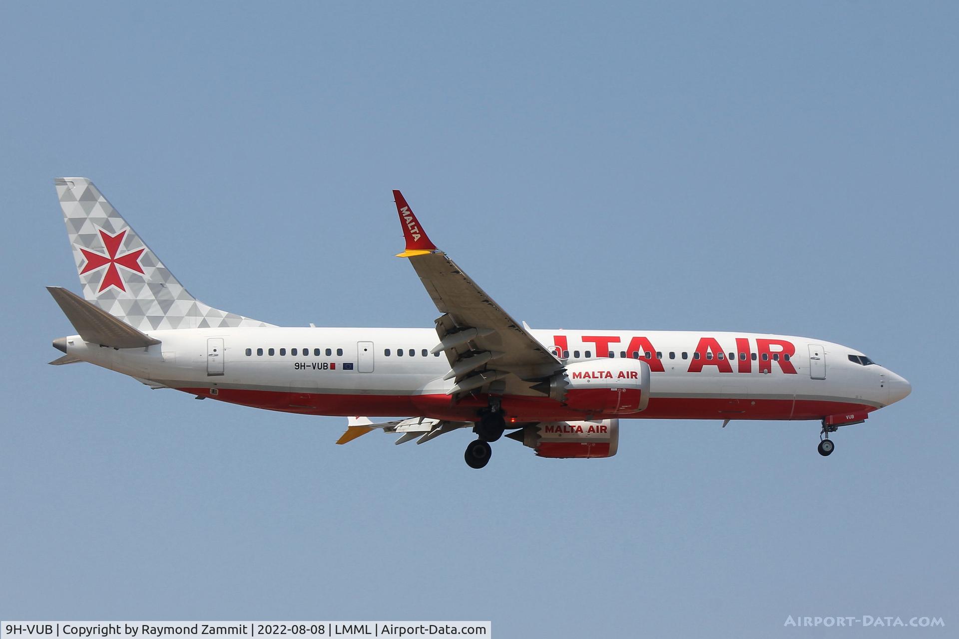 9H-VUB, 2021 Boeing 737-8-200 MAX C/N 65877, B737-8 MAX 9H-VUB Malta Air
