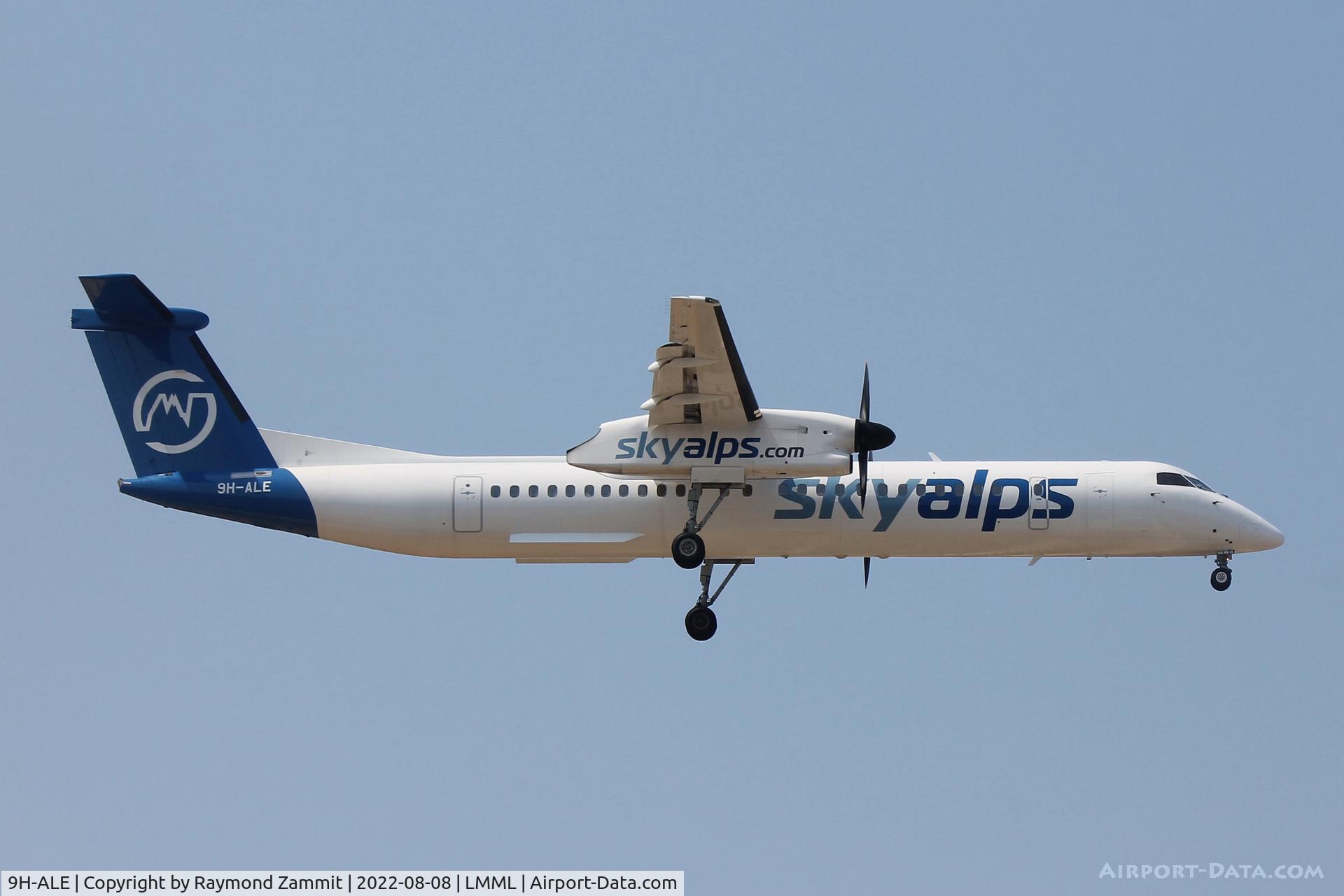9H-ALE, Bombardier Dash 8-Q402 C/N 4326, Bombardier Dash 8 9H-ALE SkyAlps