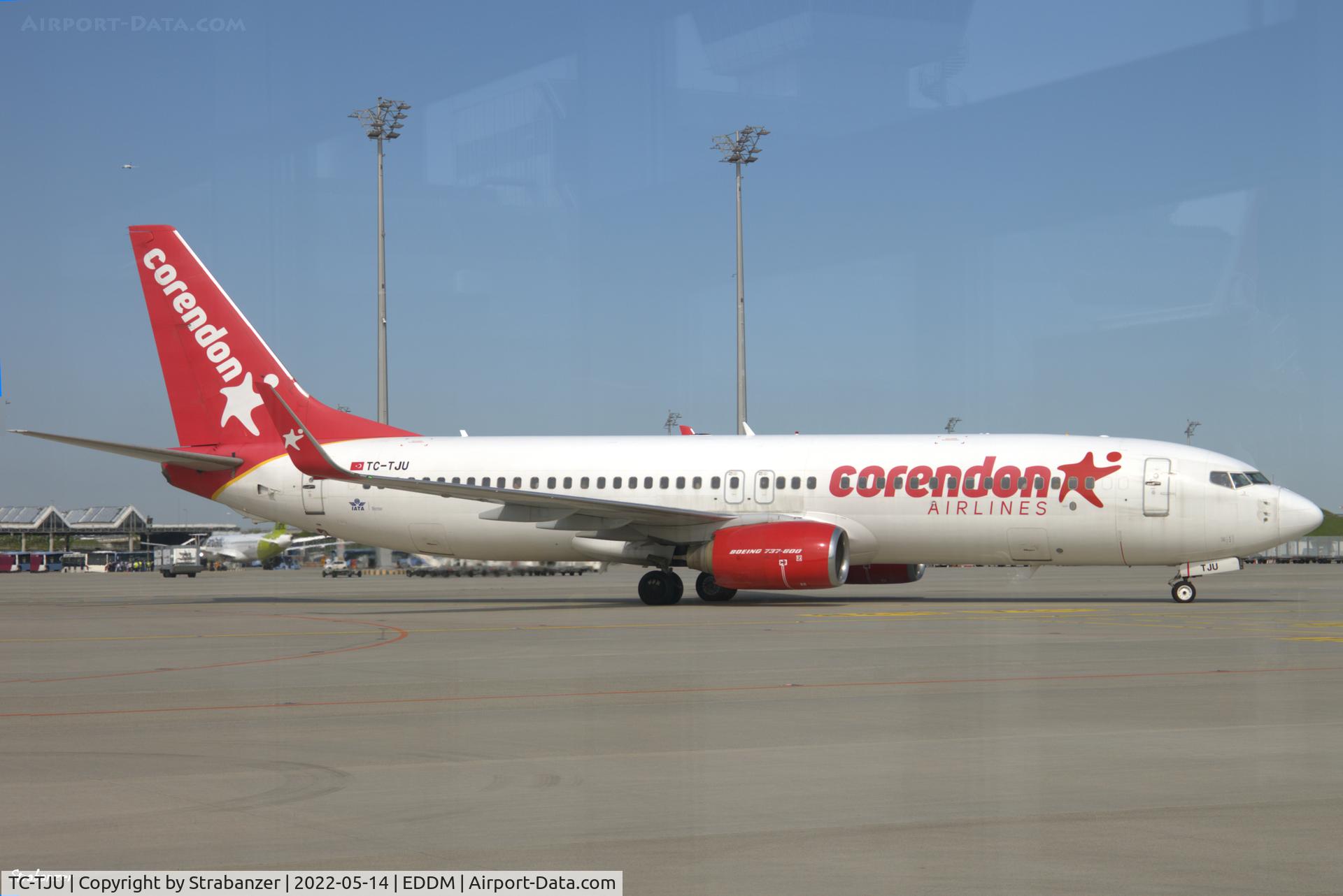 TC-TJU, 2008 Boeing 737-8HX C/N 29681, B737-8HX, c/n 29681, TC-TJU of Corendon at MUC as XC3561
 from Izmir on 05/14/22