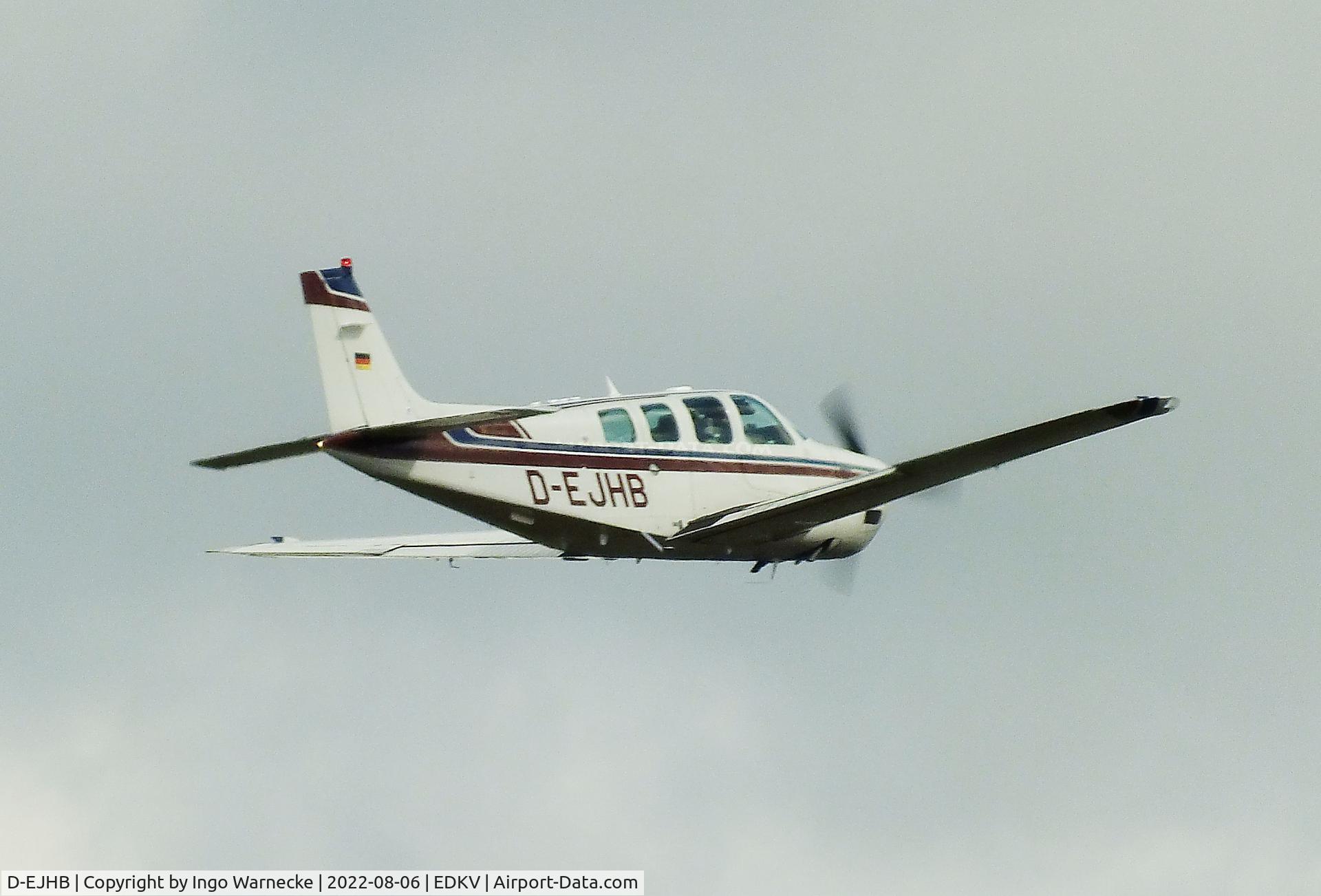 D-EJHB, 1985 Beech A36 Bonanza Bonanza 36 C/N E-2286, Beechcraft A36 Bonanza at the Dahlemer-Binz airfield