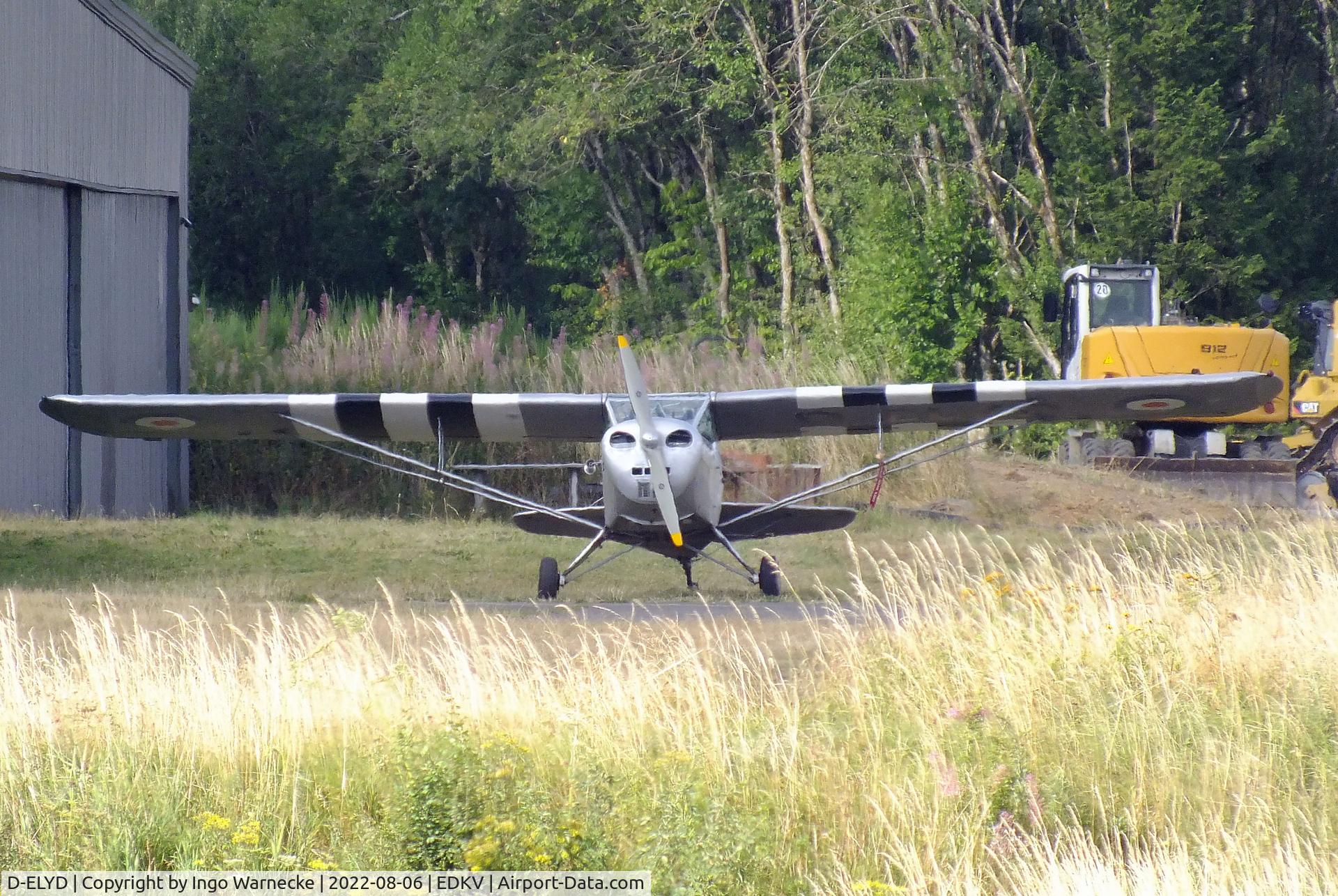 D-ELYD, 1950 Taylorcraft J Auster 5 C/N 1790, Taylorcraft J Auster 5 at the Dahlemer-Binz airfield