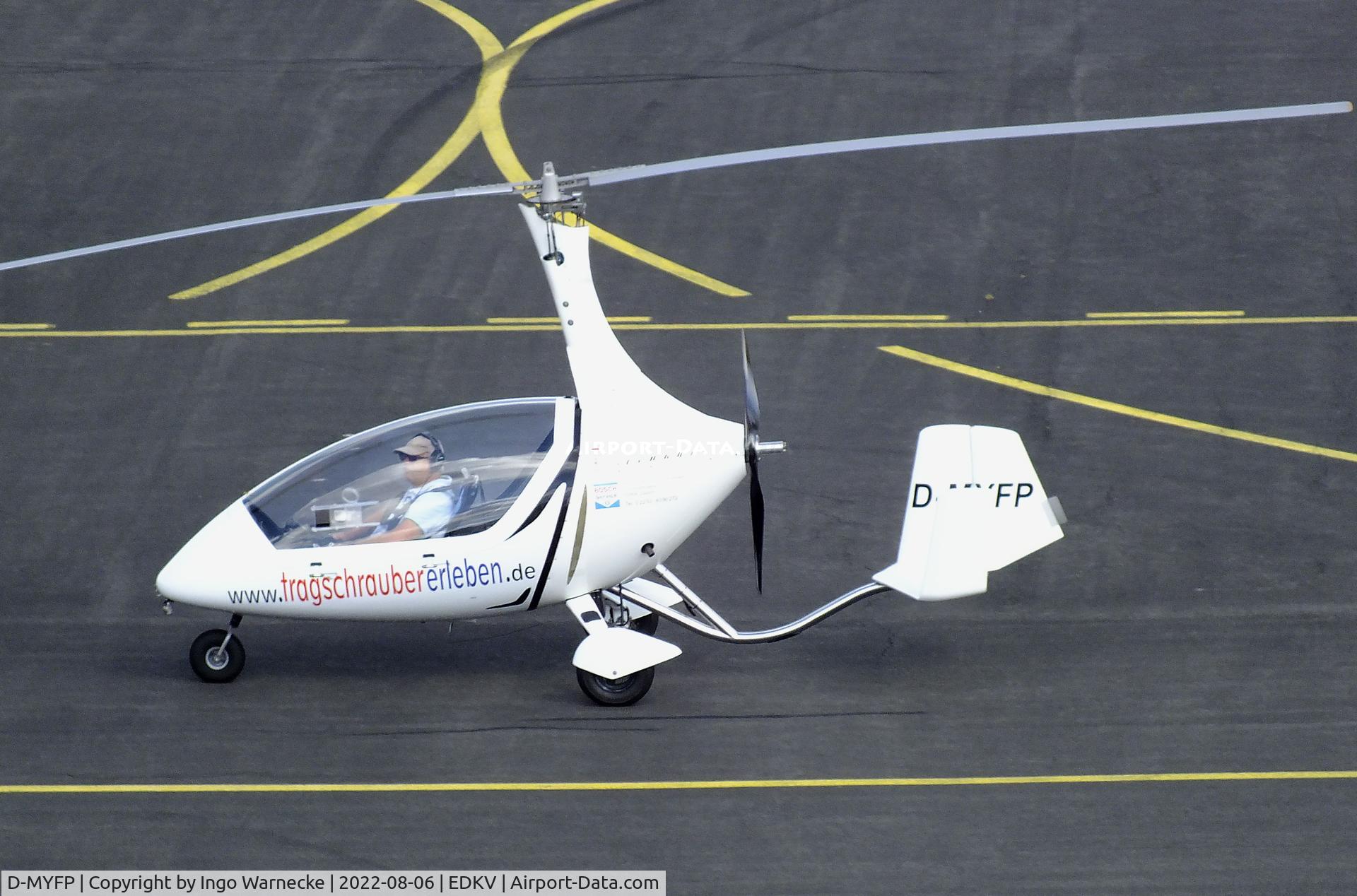 D-MYFP, AutoGyro Calidus C/N not foung D-Myfp, AutoGyro Calidus at the Dahlemer-Binz airfield