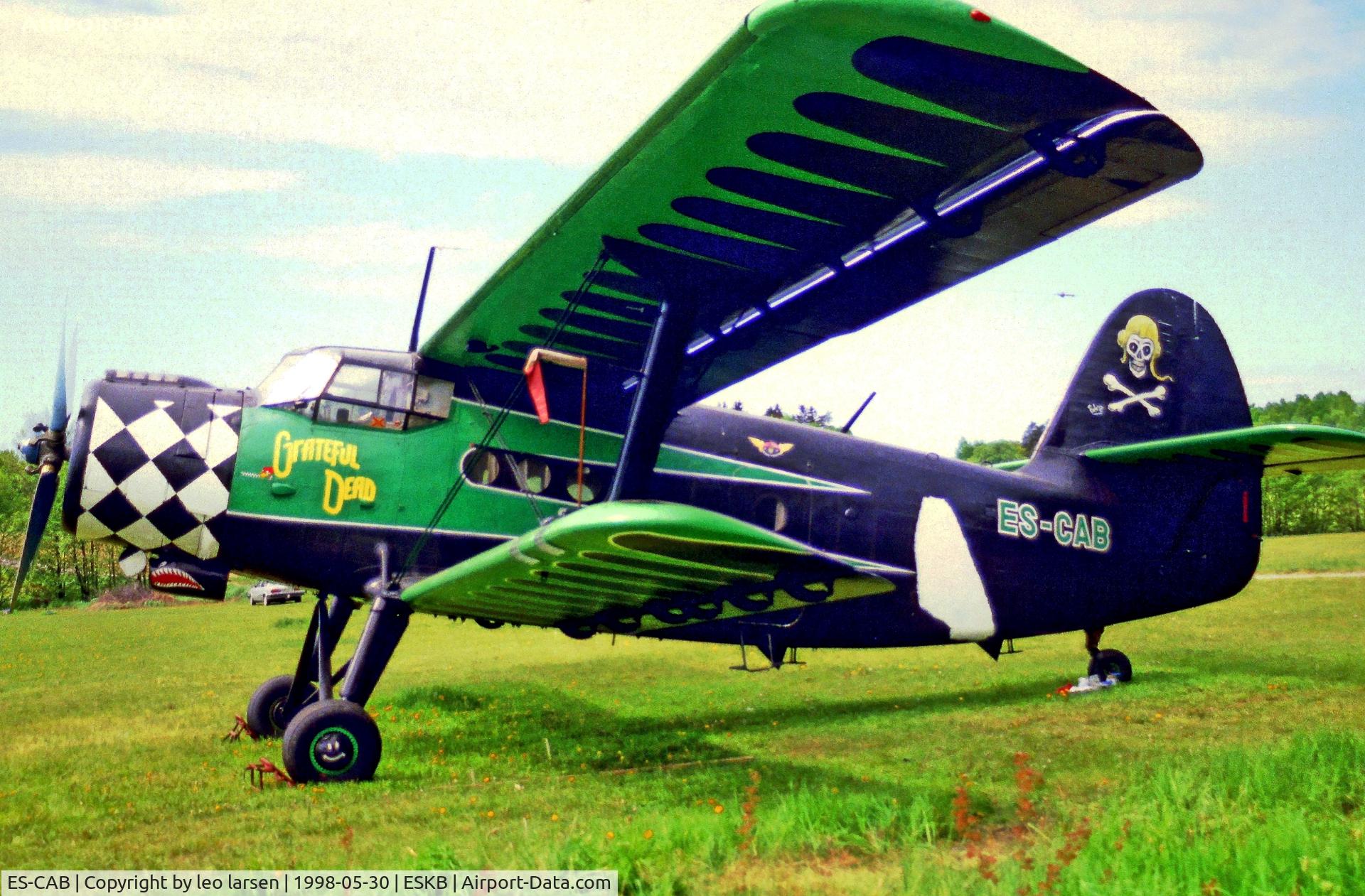ES-CAB, 1986 PZL-Mielec An-2R C/N 1G219-07, Barkaby Sweden 30.5.1998