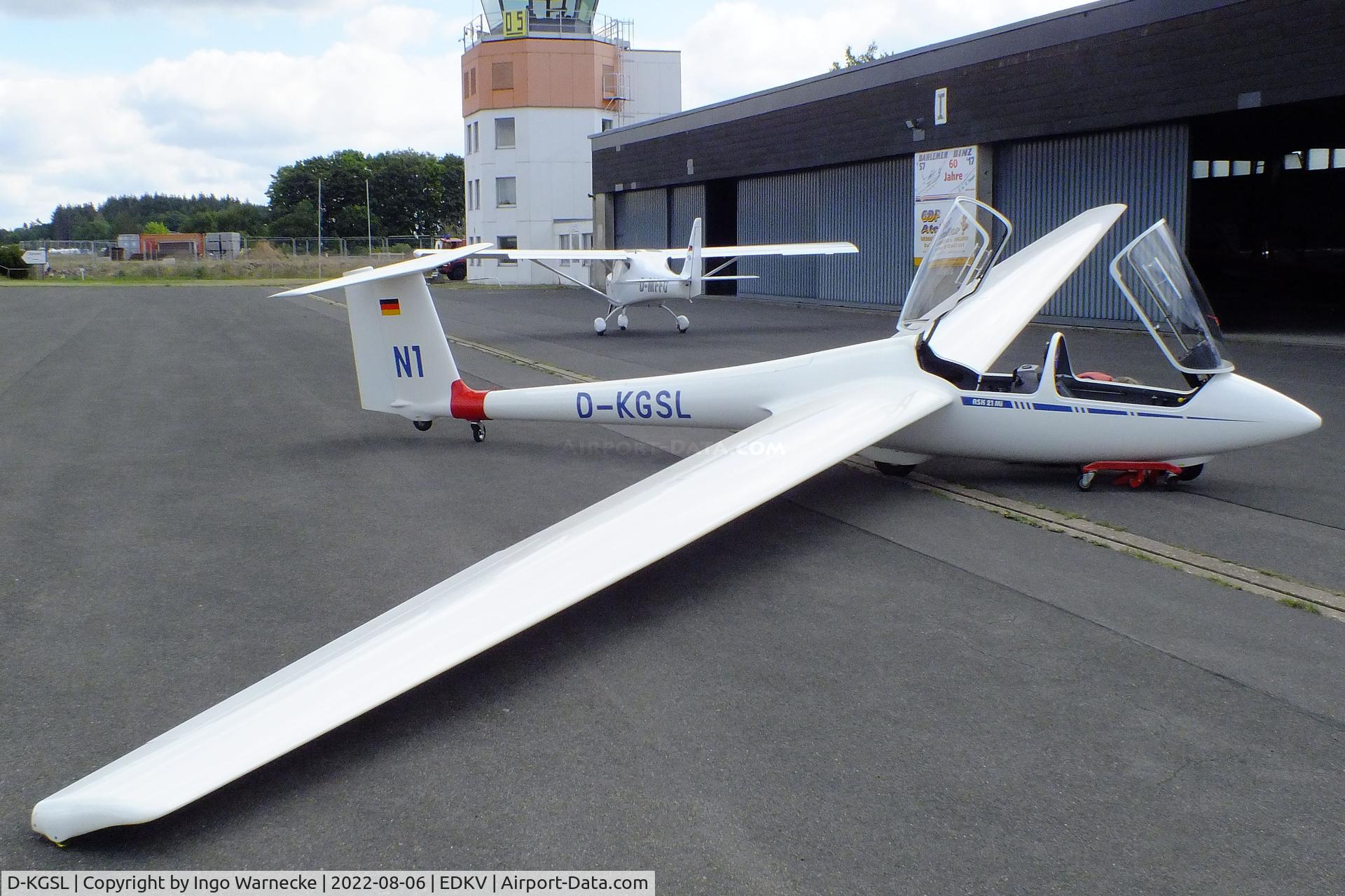 D-KGSL, Schleicher ASK-21Mi C/N 21886, Schleicher ASK-21Mi at the Dahlemer-Binz airfield
