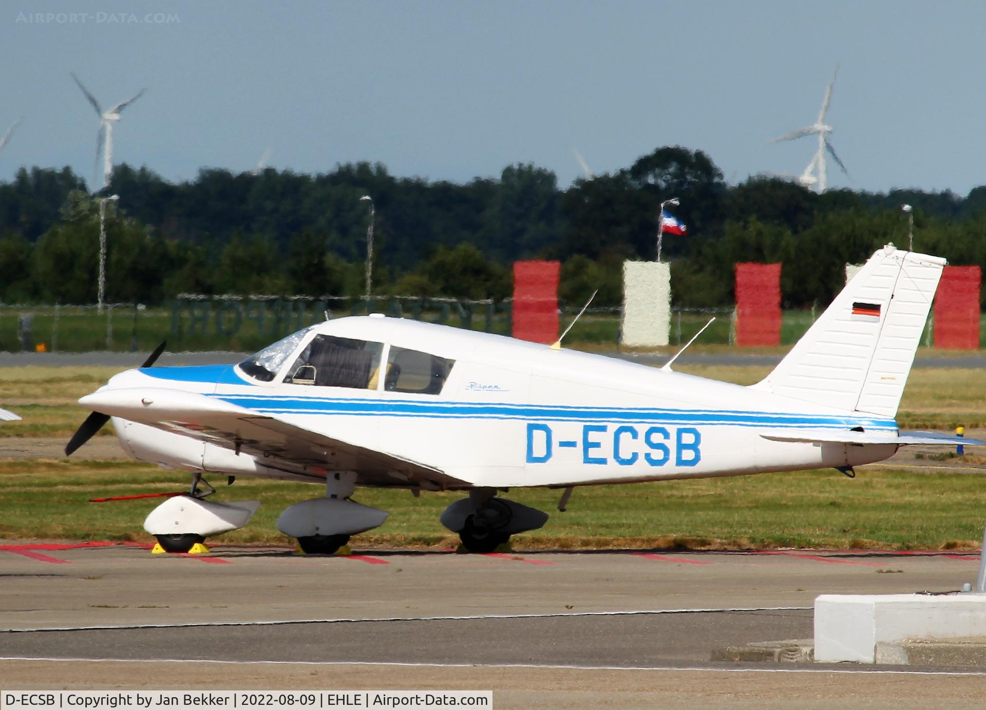 D-ECSB, Piper PA-28-140 Cherokee B C/N 28-25086, Lelystad Airport