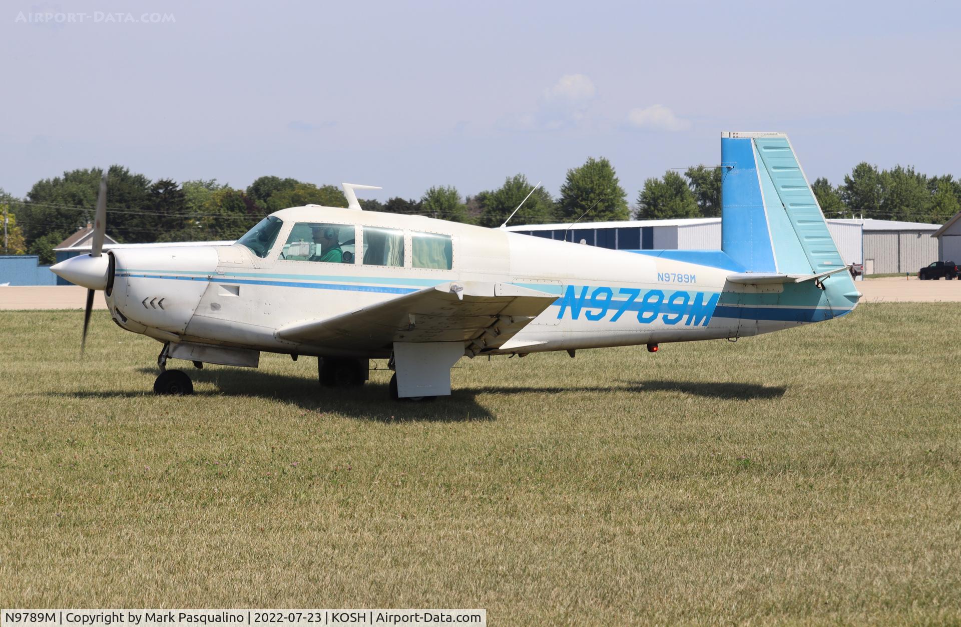 N9789M, 1968 Mooney M20F Executive C/N 680205, Mooney M20F
