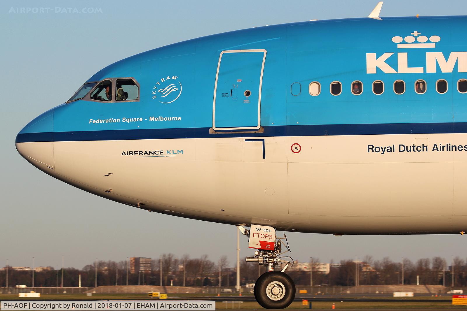 PH-AOF, 2006 Airbus A330-203 C/N 801, at spl