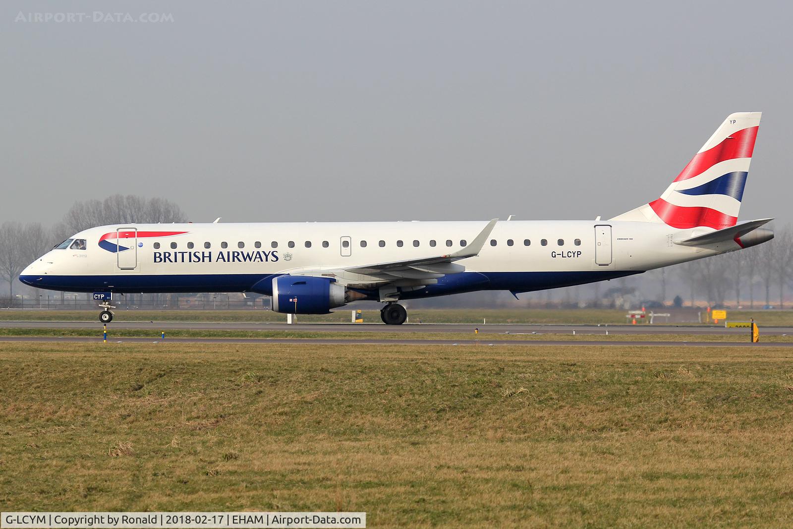 G-LCYM, 2010 Embraer 190SR (ERJ-190-100SR) C/N 19000351, at spl