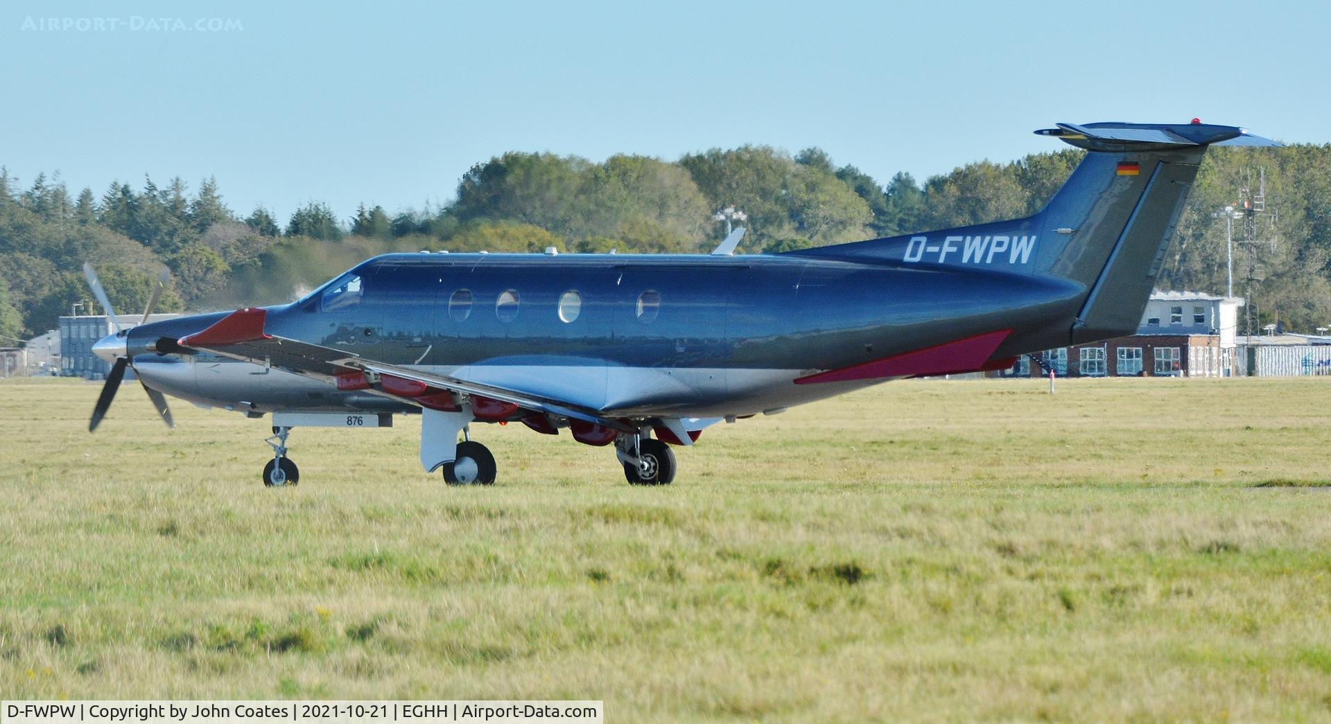 D-FWPW, Pilatus PC-12/47 C/N 876, Taxiing to depart