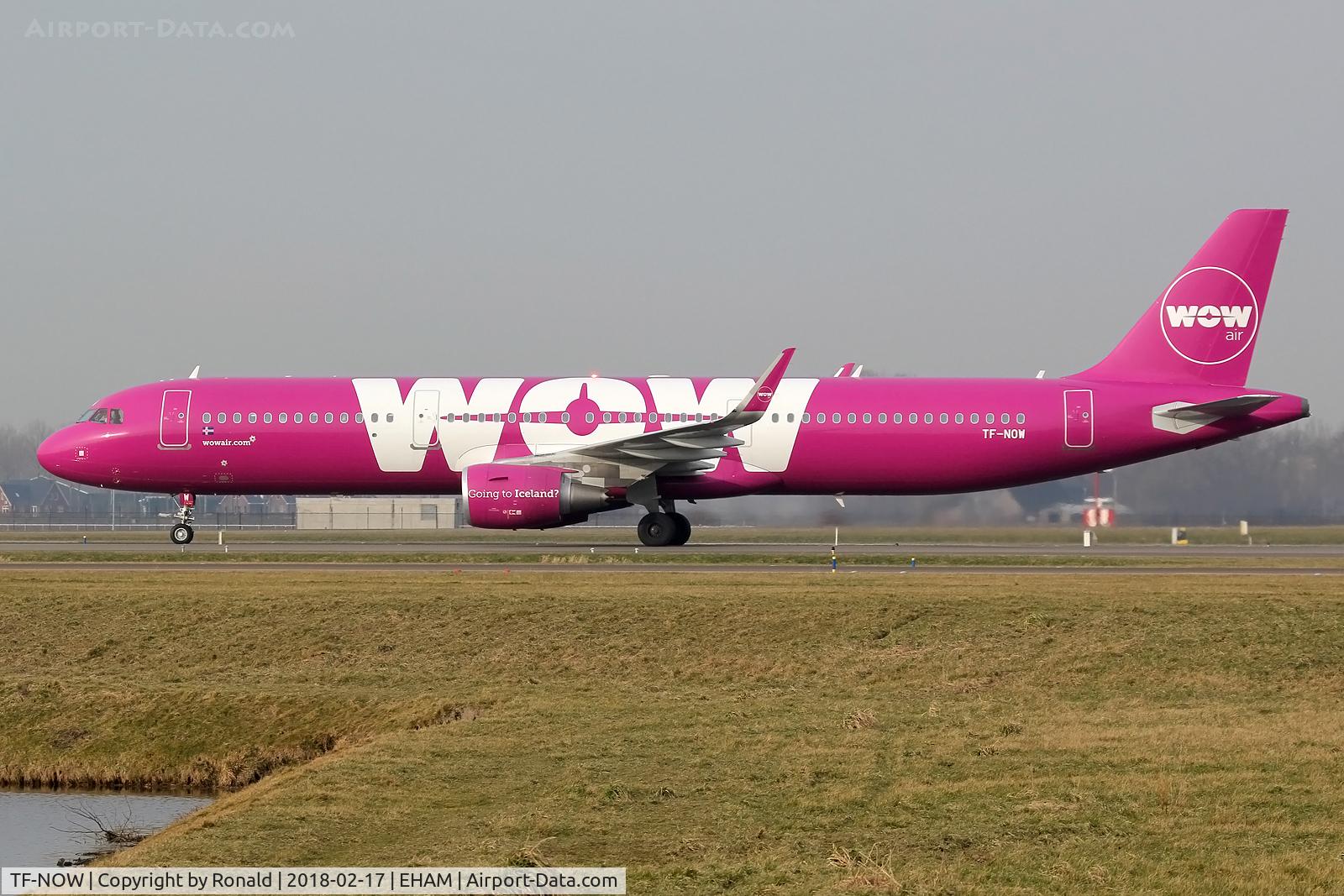 TF-NOW, 2017 Airbus A321-211 C/N 7715, at dspl