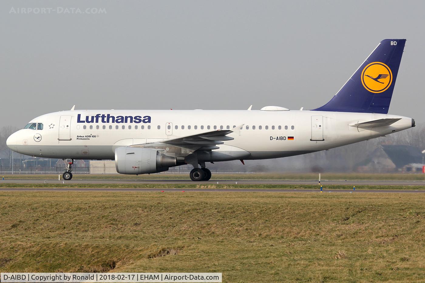 D-AIBD, 2010 Airbus A319-112 C/N 4455, at spl