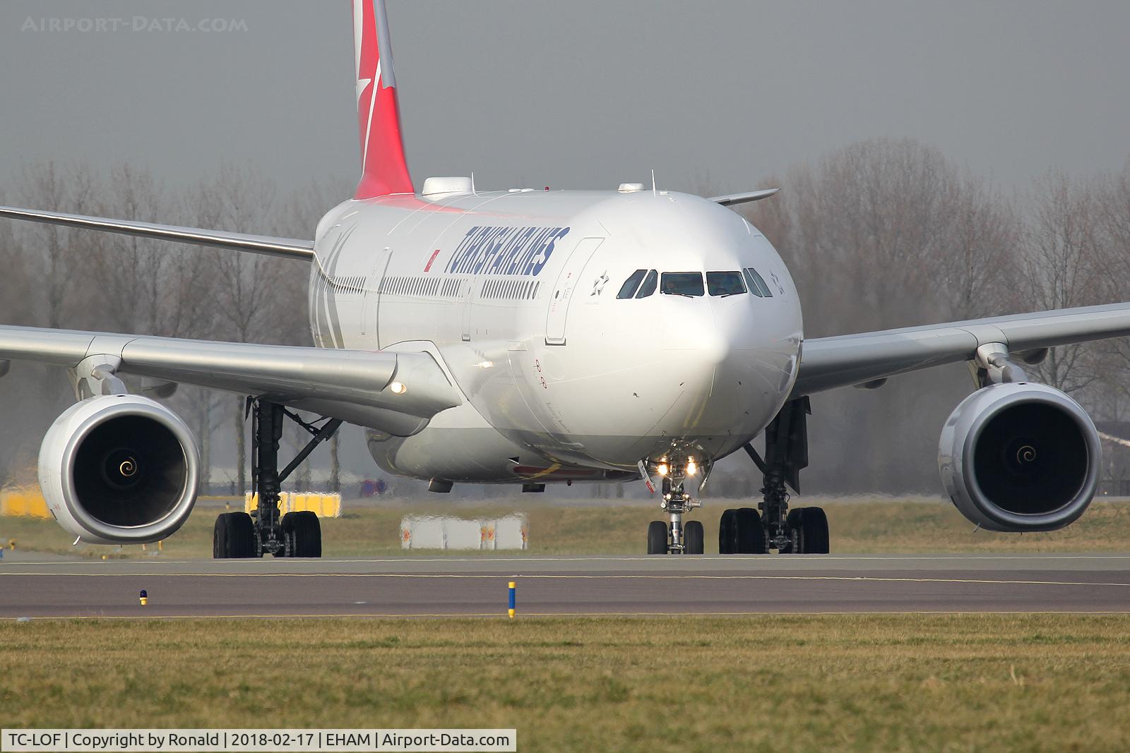 TC-LOF, 2015 Airbus A330-343 C/N 1635, at spl