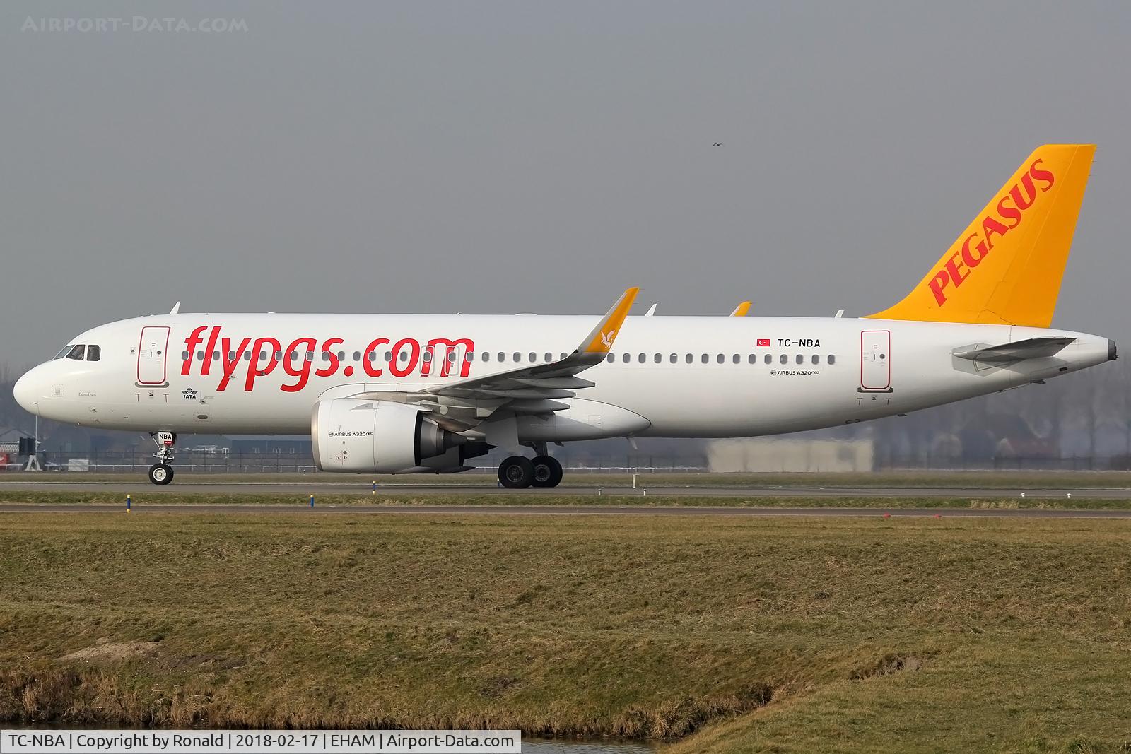 TC-NBA, 2015 Airbus A320-251NEO C/N 7140, at spl