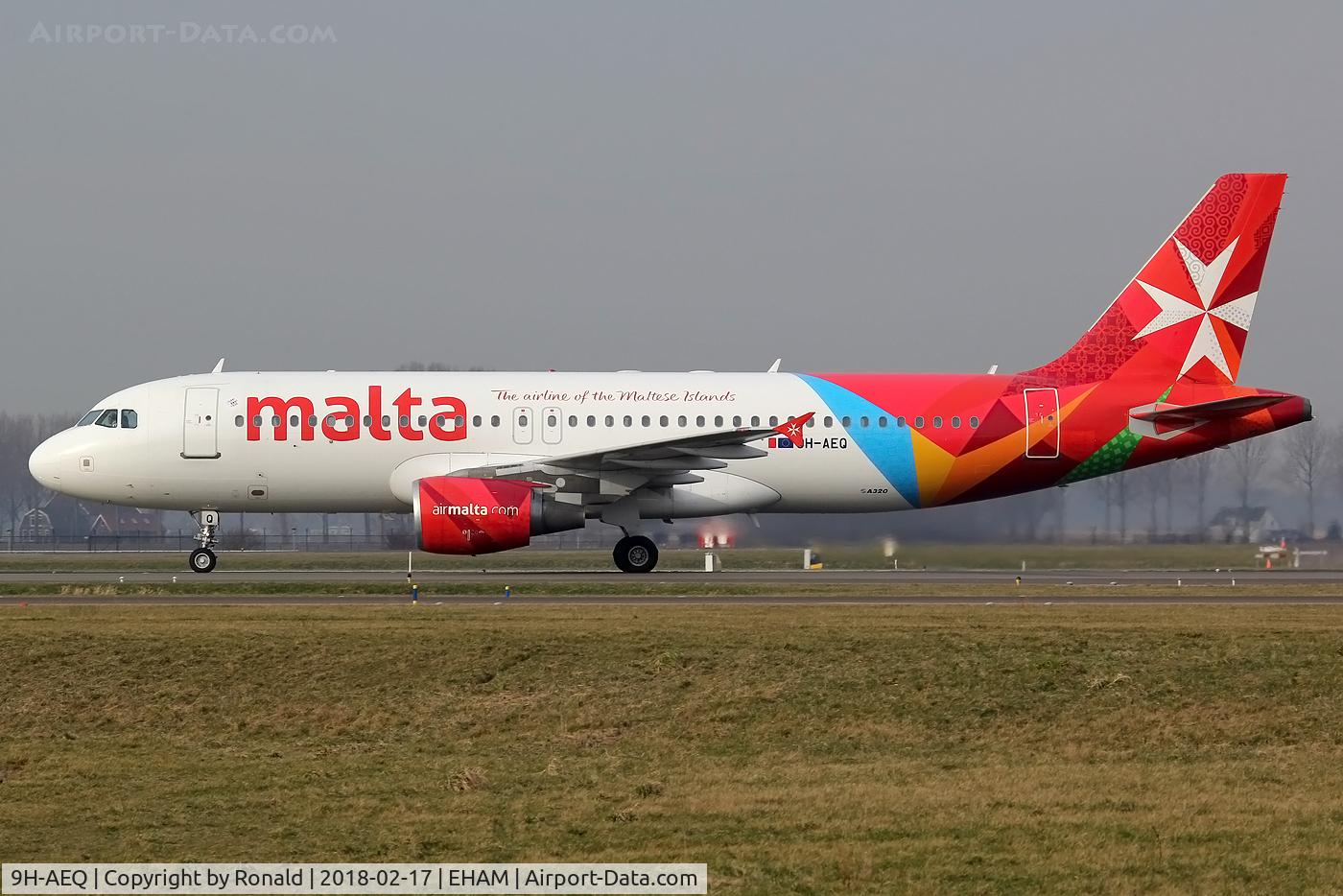 9H-AEQ, 2007 Airbus A320-214 C/N 3068, at spl