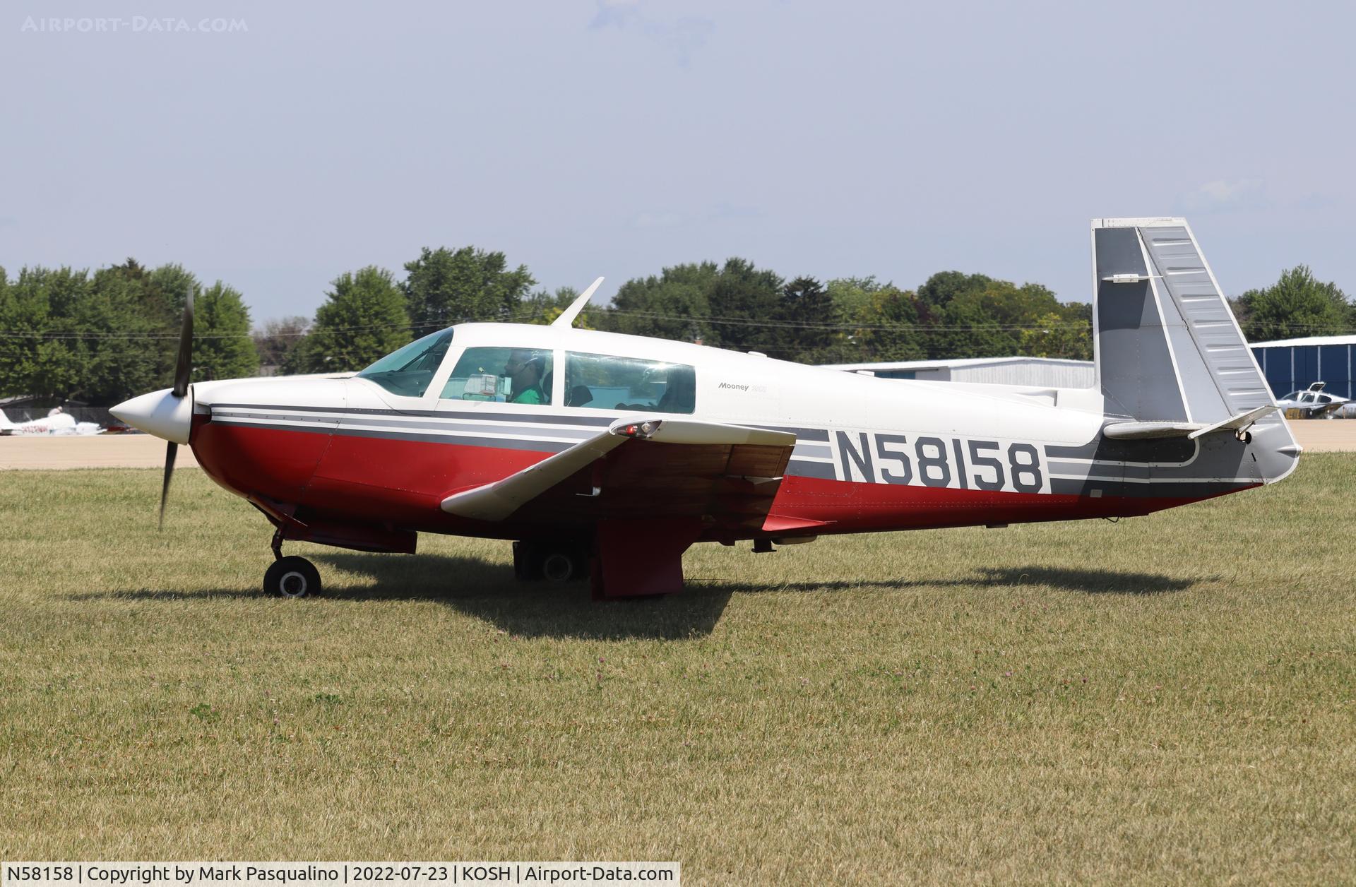 N58158, 1984 Mooney M20J 201 C/N 24-1509, Mooney M20J