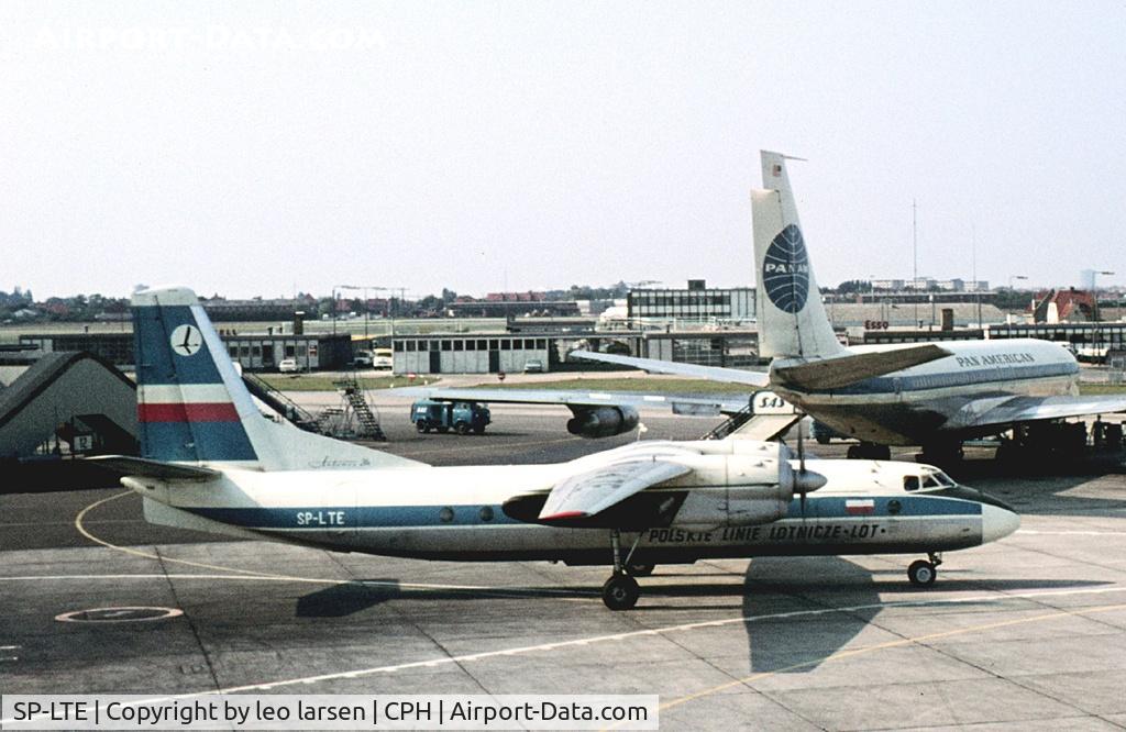 SP-LTE, 1966 Antonov An-24B C/N 6 73 024 05, Copenhagen 17.9.1967