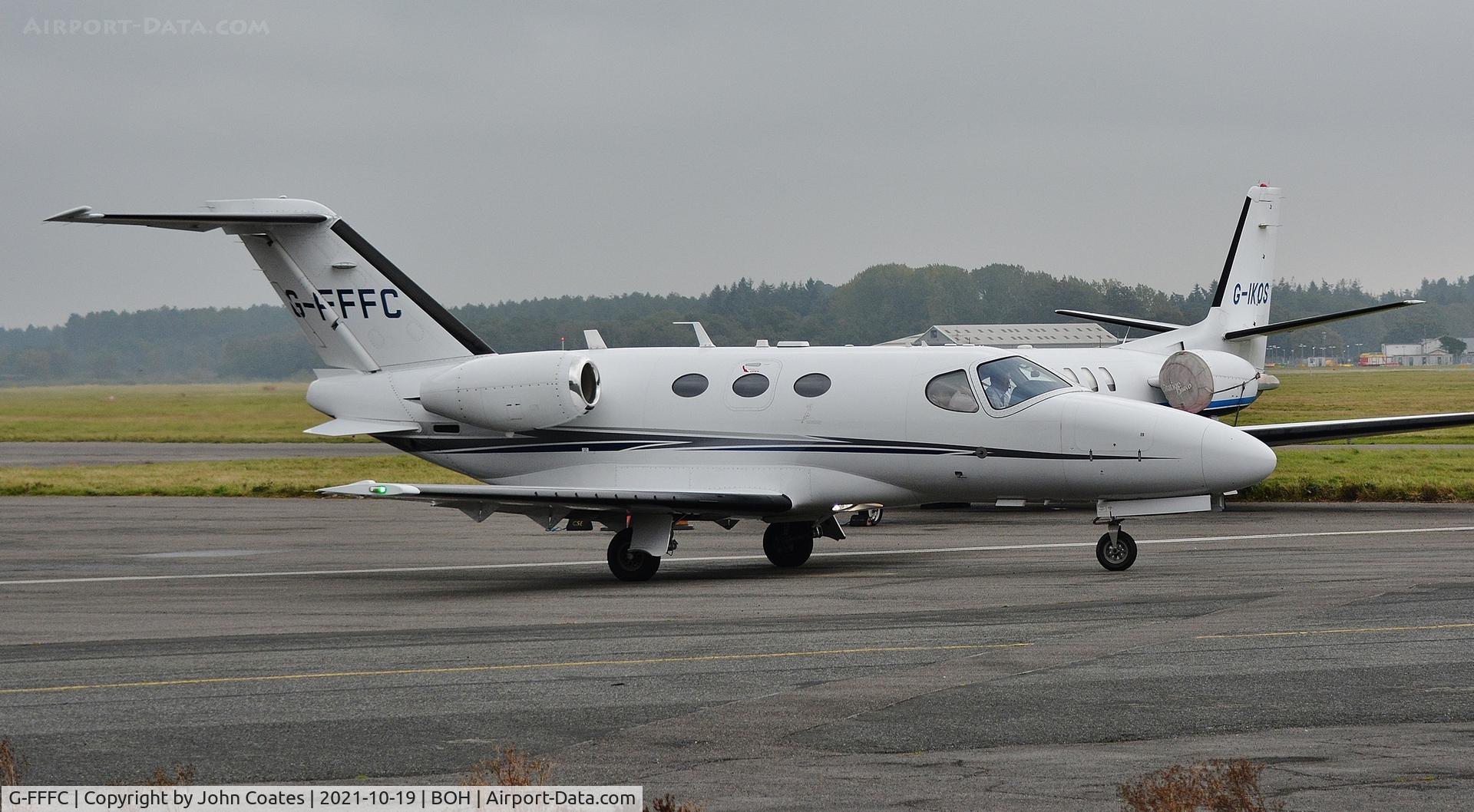 G-FFFC, 2014 Cessna 510 Citation Mustang Citation Mustang C/N 510-0451, About to leave Technicair