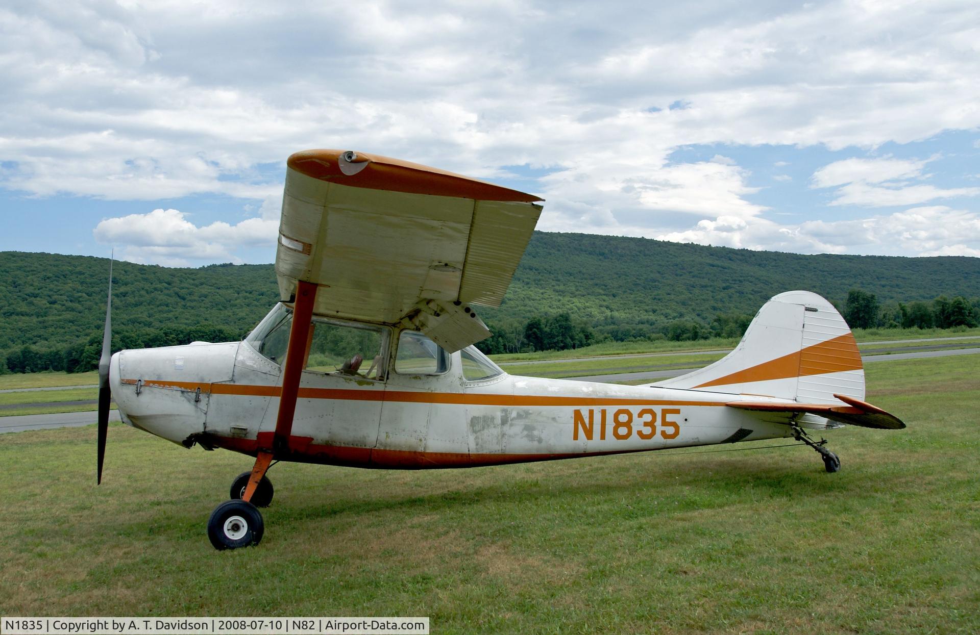 N1835, 1965 Cessna Ector 305A C/N 2007, 2008 end of it's use as a glider tow plane