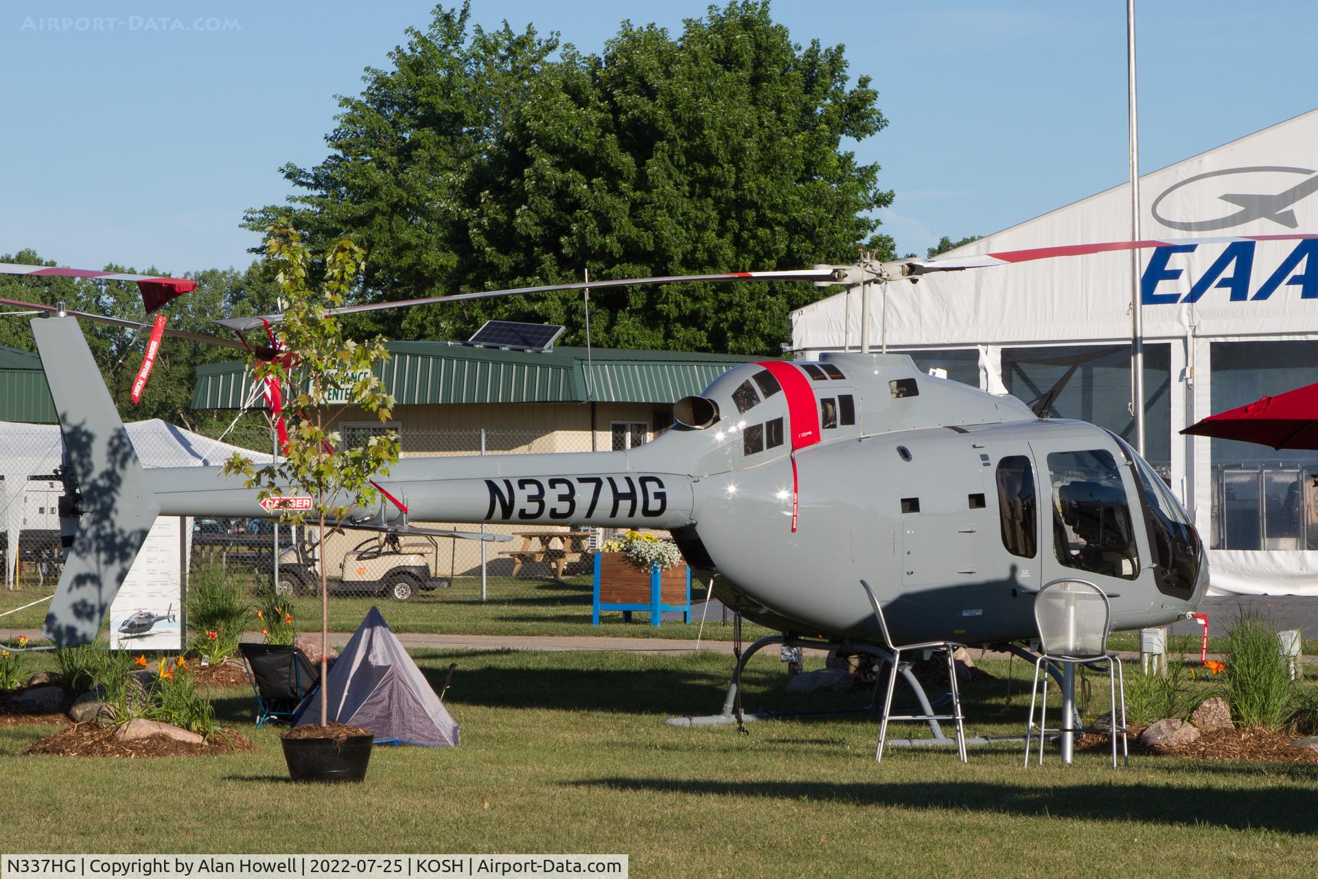 N337HG, 2021 Bell 505 Jet Ranger X C/N 65337, At AirVenture 2022