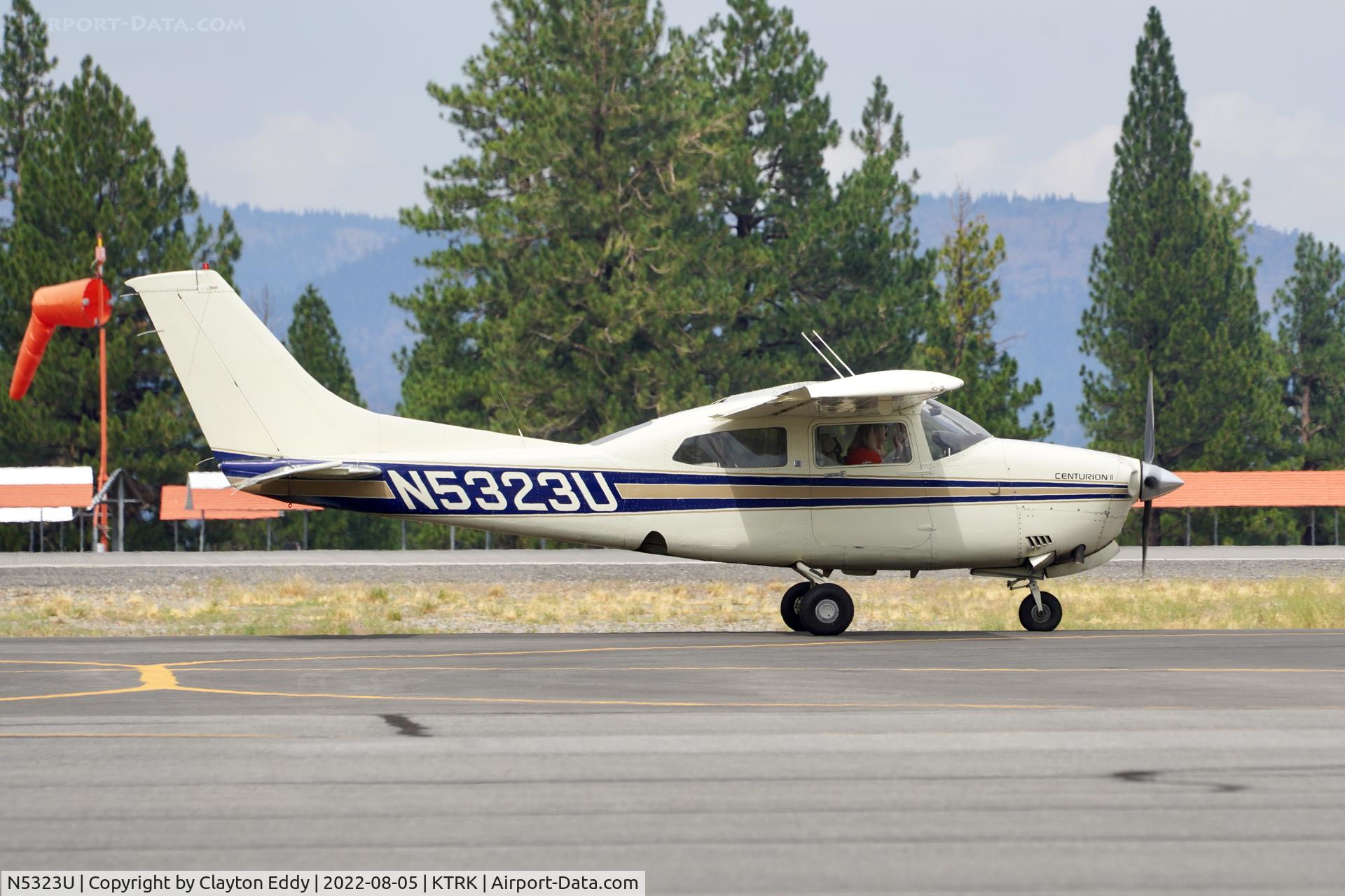 N5323U, 1984 Cessna T210N Turbo Centurion C/N 21064865, Truckee airport in California 2022.