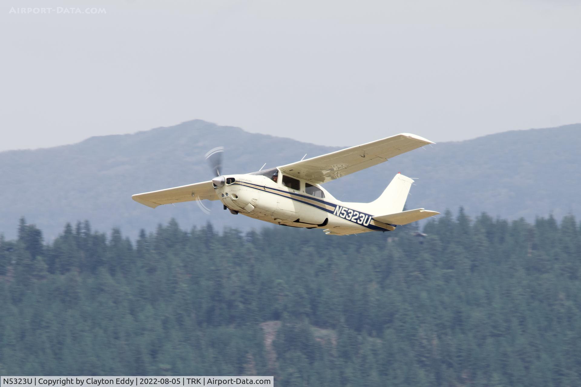 N5323U, 1984 Cessna T210N Turbo Centurion C/N 21064865, Truckee airport in California 2022.