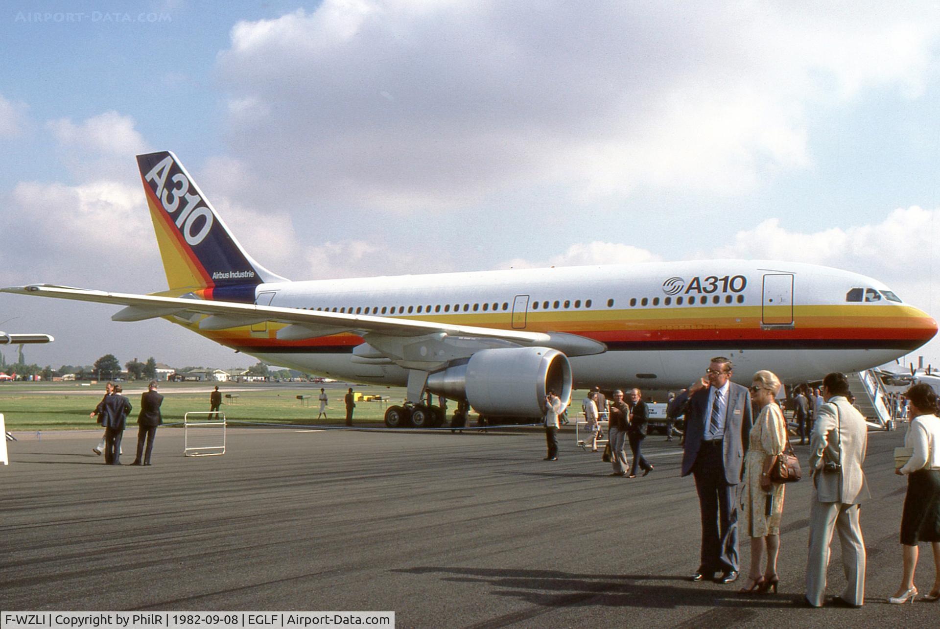 F-WZLI, 1982 Airbus A310-203 C/N 172, F-WZLI 1982 Airbus A310-200 FIA
