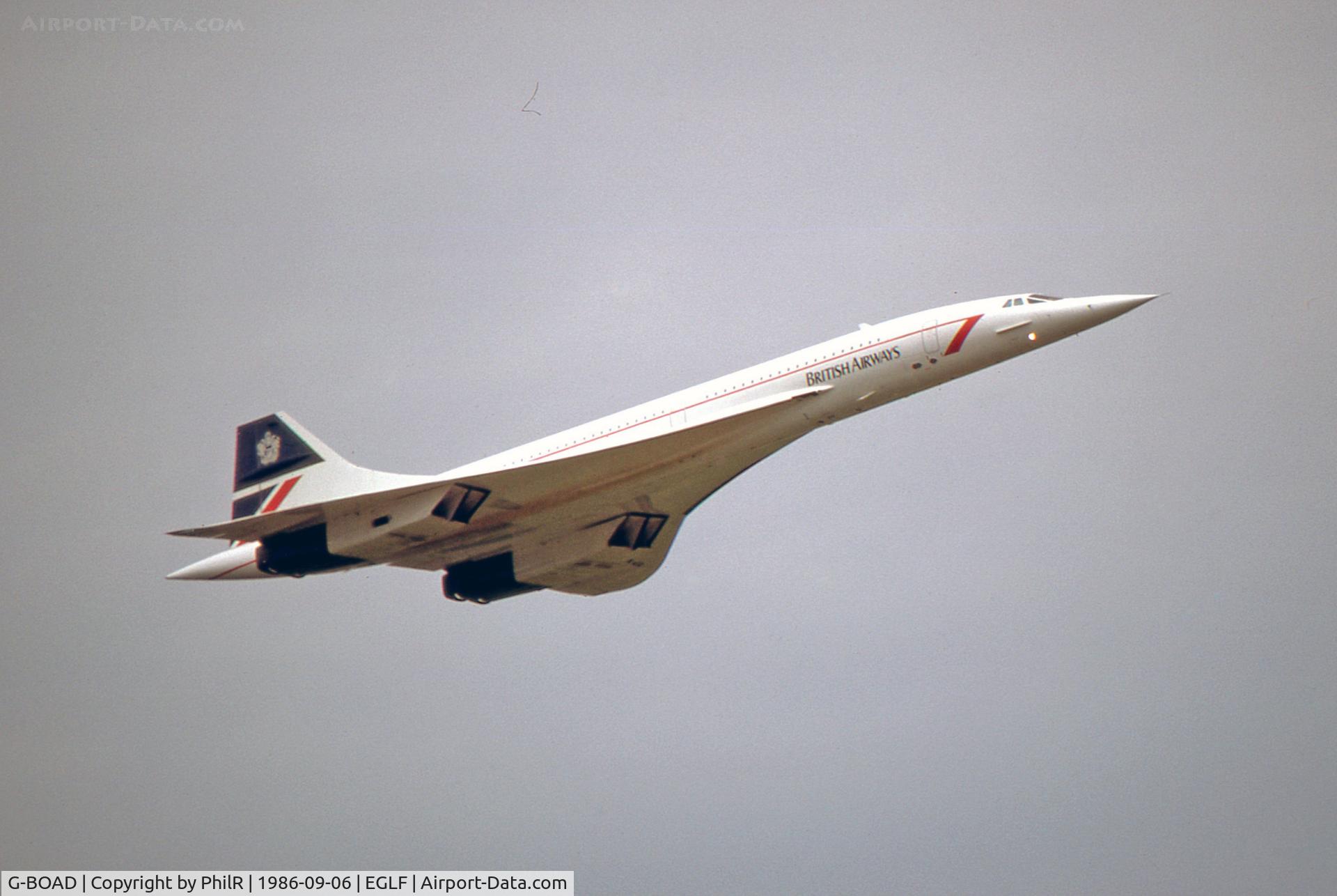 G-BOAD, 1976 Aerospatiale-BAC Concorde 1-102 C/N 100-010, G-BOAD 1976 British Airways BAC Concorde 1 FIA