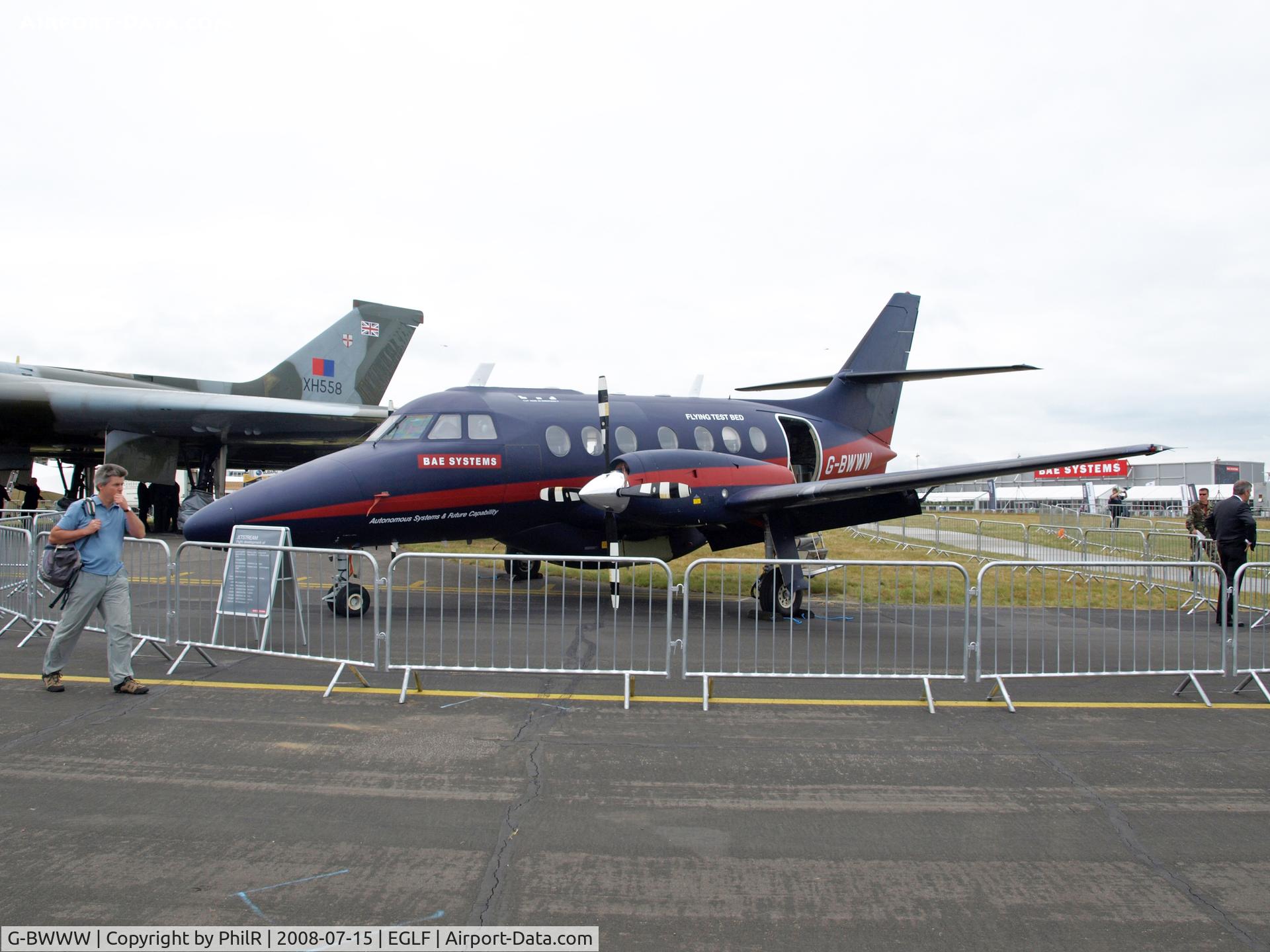 G-BWWW, 1983 British Aerospace BAe-3100 Jetstream 31 C/N 614, 1983 BAe Jetstream 3100 G-BWWW FIA