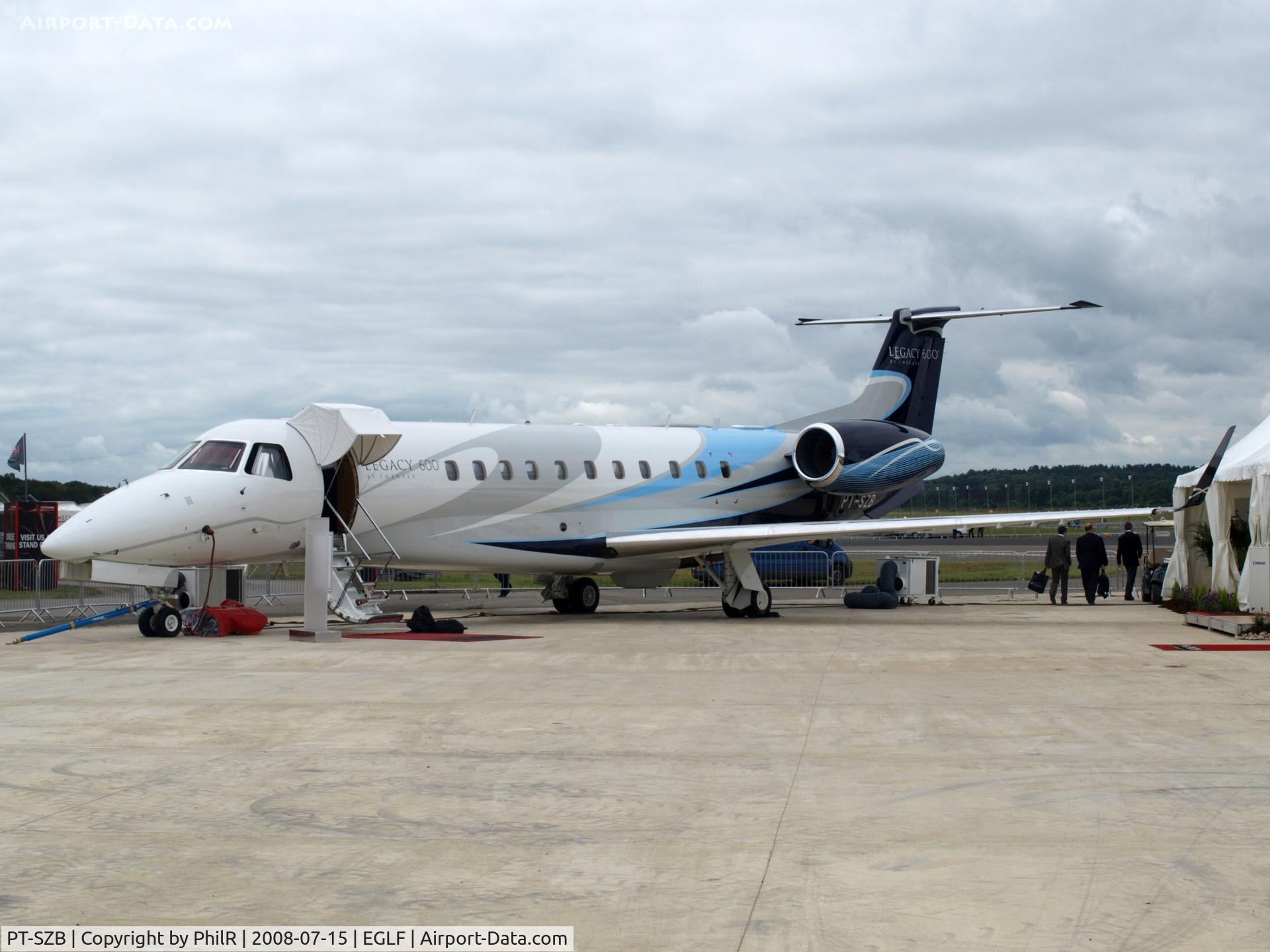 PT-SZB, 2005 Embraer 170SE (ERJ-170-100SE) C/N 17000076, 2005 Embraer 135BJ Legacy 600 PT-SZB FIA