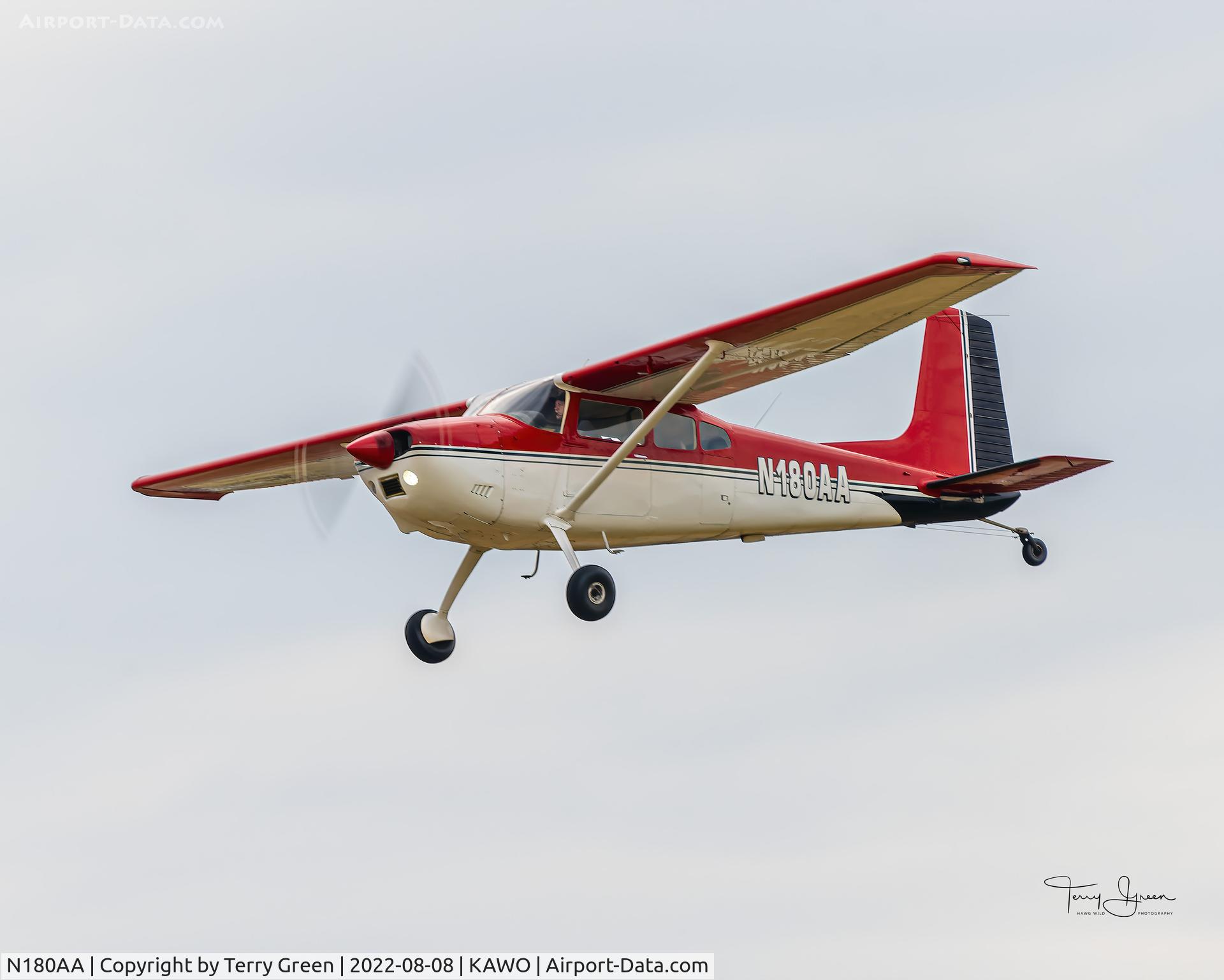 N180AA, 1973 Cessna 180J C/N 18052399, KAWO